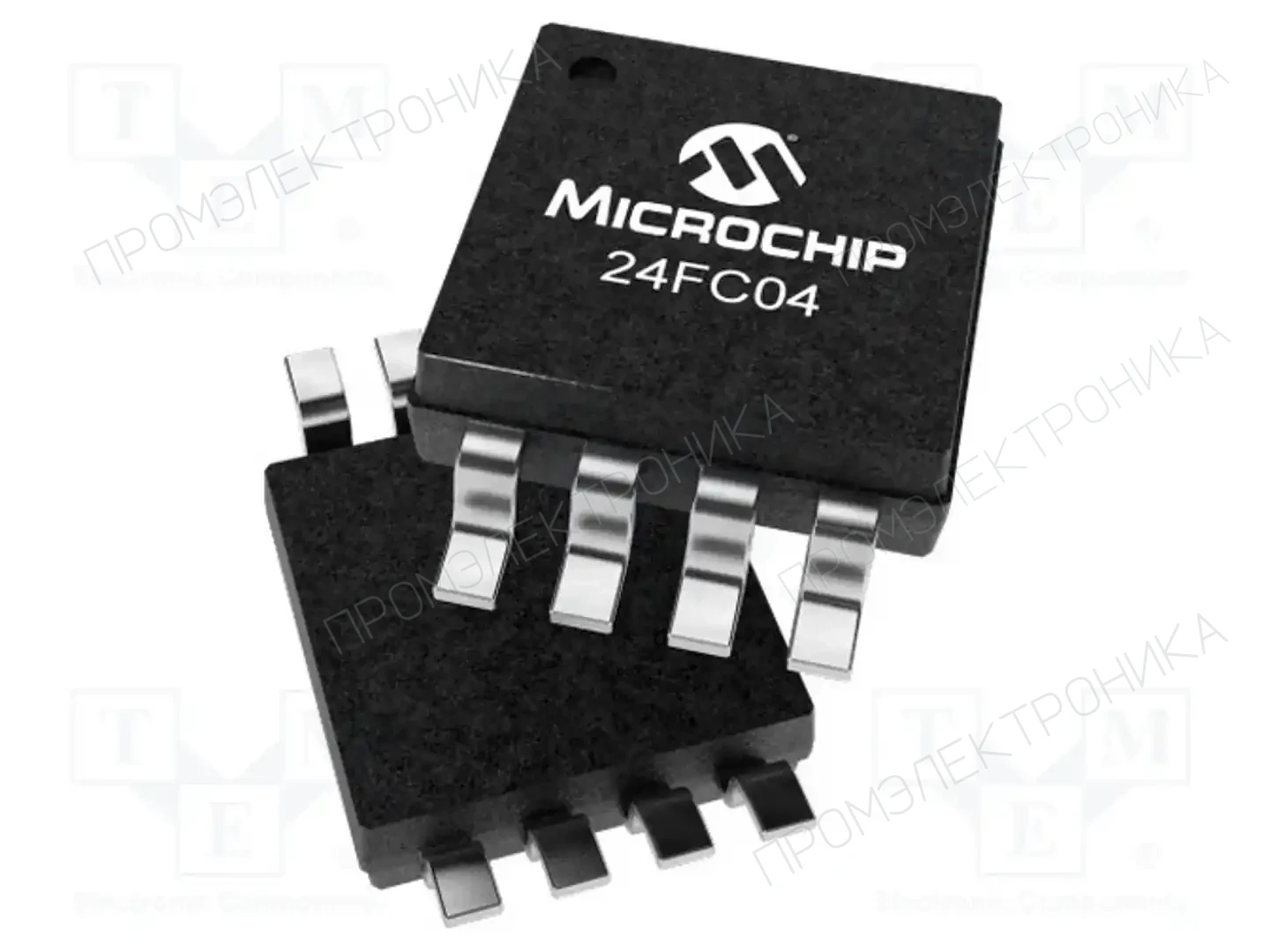 Microchip Technology 24FC04T-I/MS — Памяти EEPROM последовательные