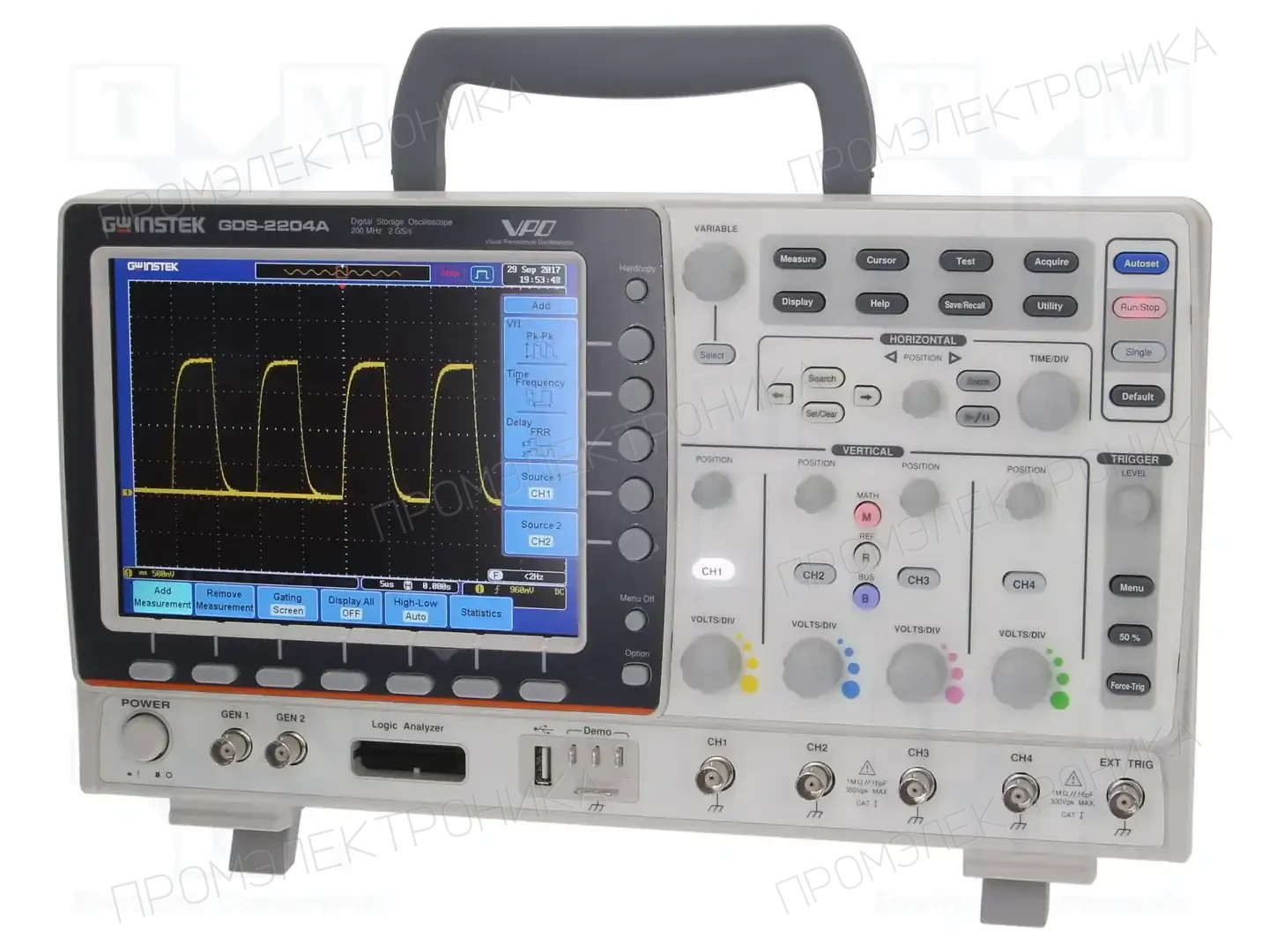 GW INSTEK GDS-2204A — Осциллоскопы цифровые