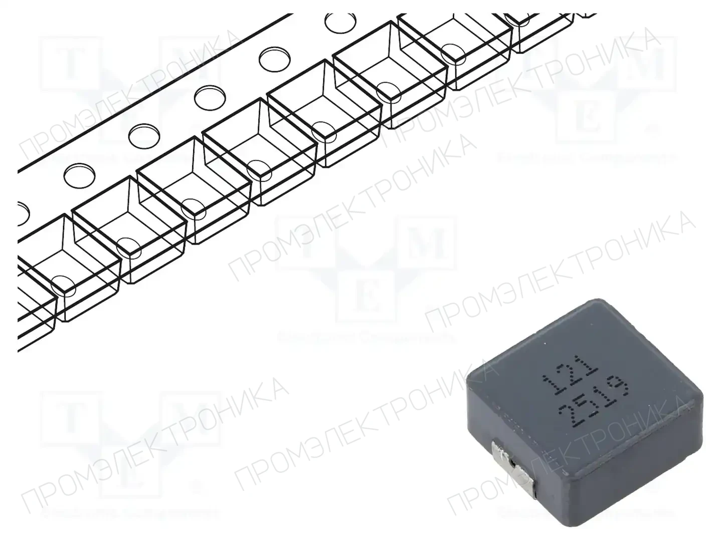 JANTEK JRPI1206M-121M — Дроссели