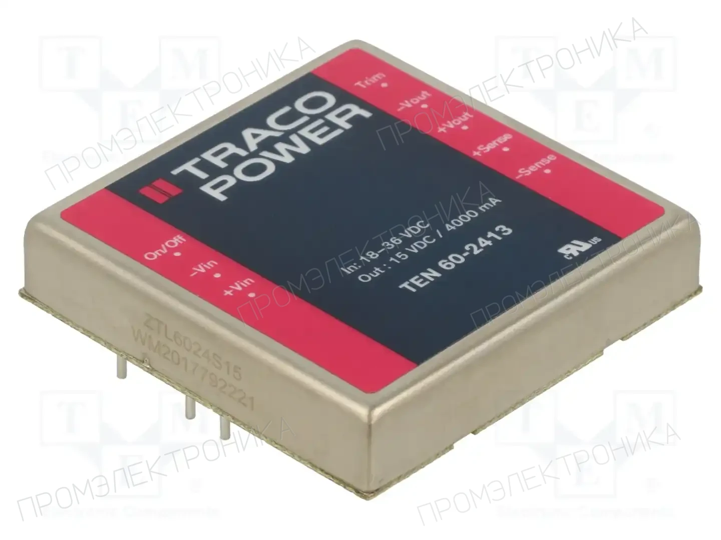 TRACO POWER TEN 60-2413 — Преобразователи DC/DC