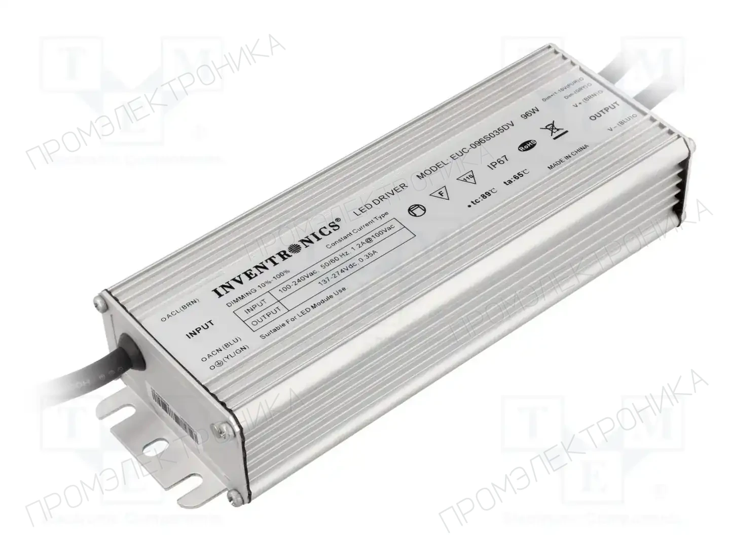 INVENTRONICS EUC-096S035DV — Блоки питания для LED