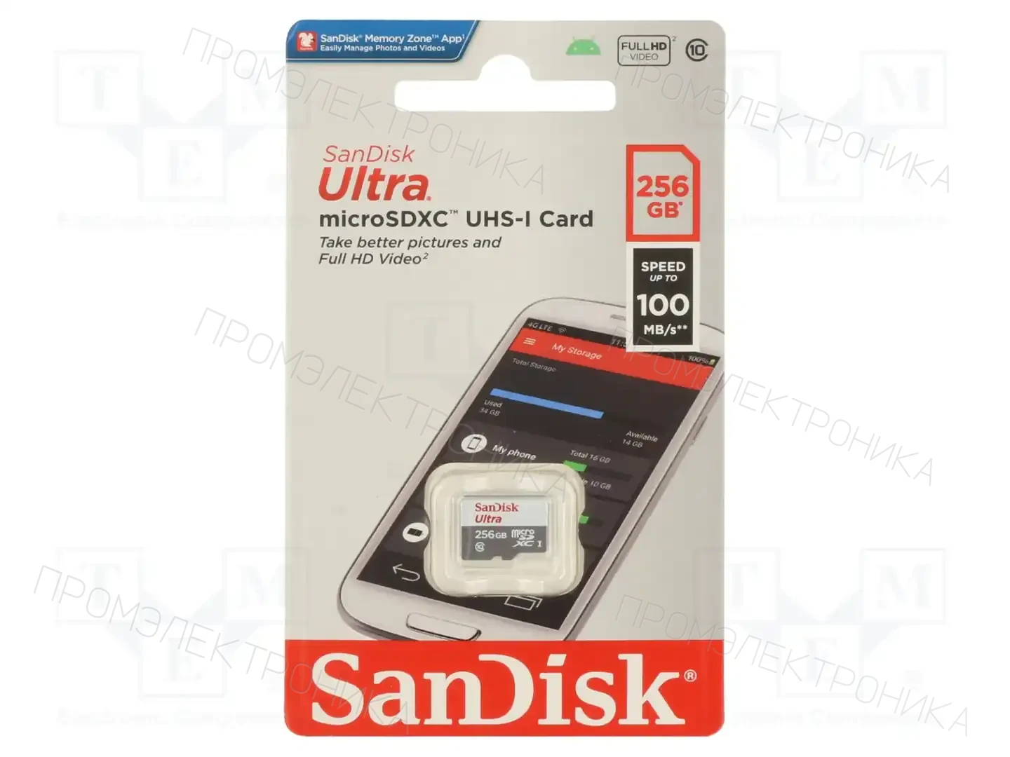 SANDISK SDSQUNR-256G-GN3MN — Карты памяти