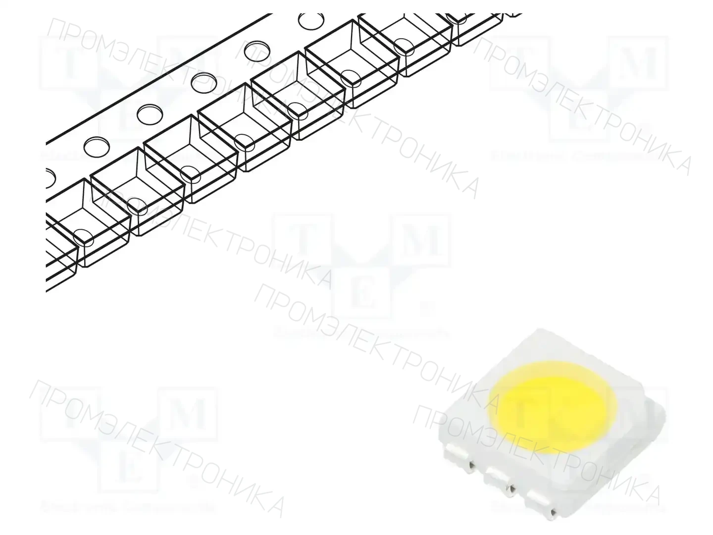 REFOND RF-WNMA50DS-ED(N COLOR ZONE) — Светодиоды SMD белые