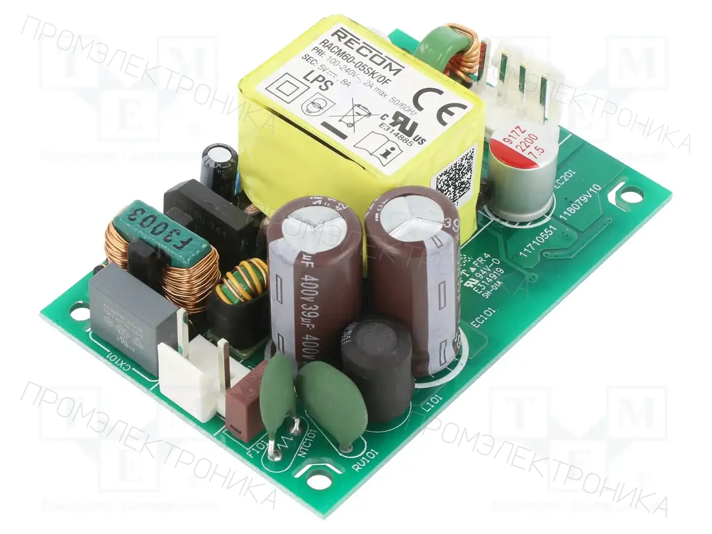 RECOM RACM60-05SK/OF — Открытые блоки питания