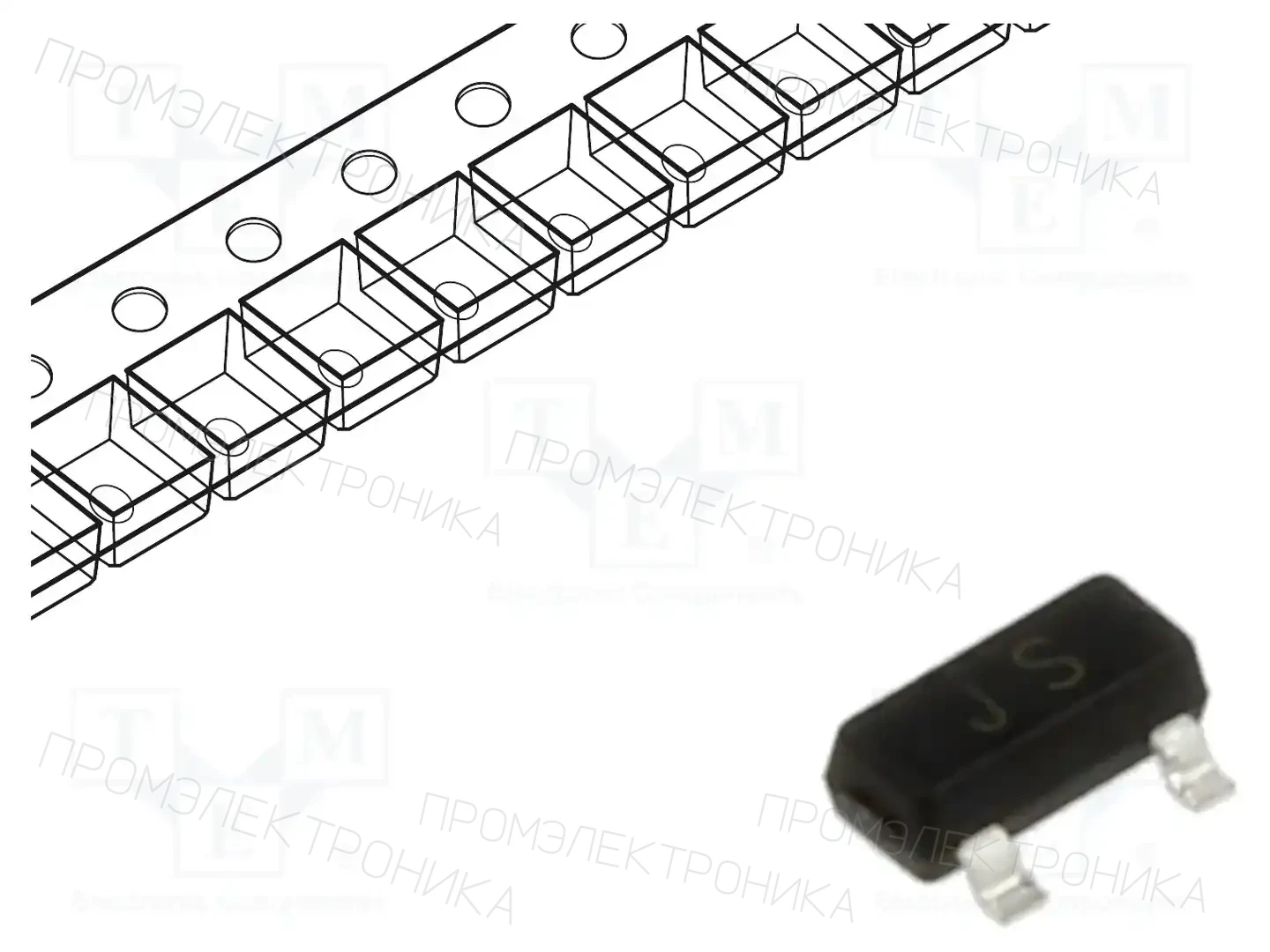 SMC DIODE SOLUTIONS BAS21TR — Универсальные диоды SMD