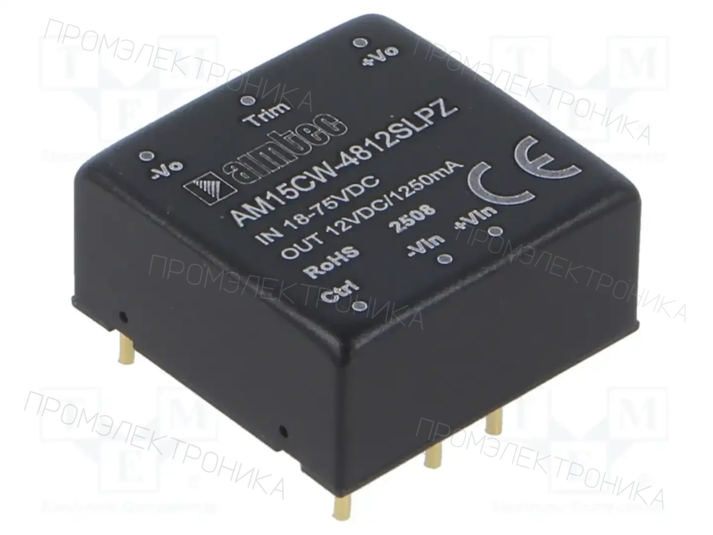 AIMTEC AM15CW-4812SLPZ — Преобразователи DC/DC