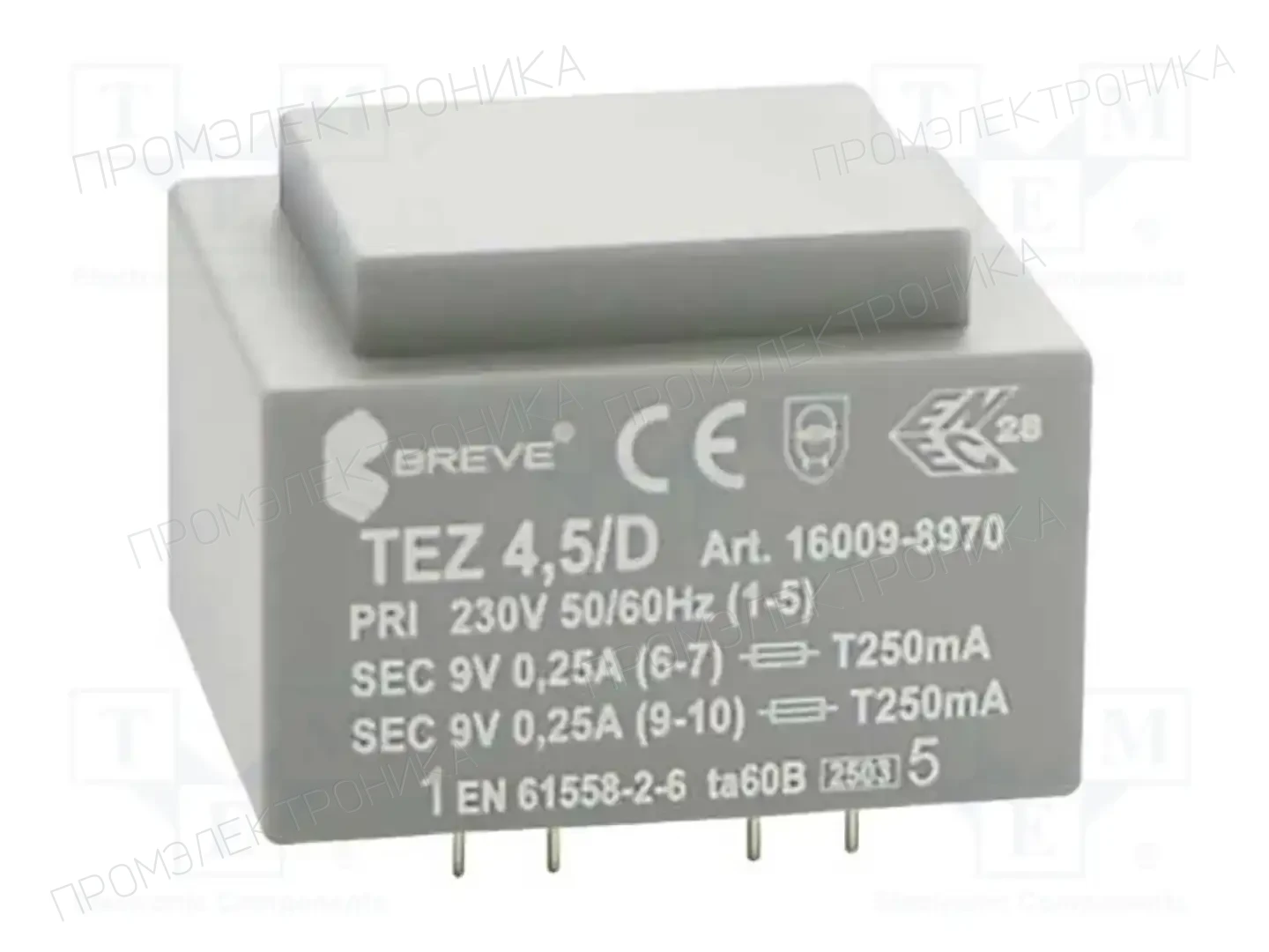BREVE TUFVASSONS 16009-8970 — Трансформаторы PCB