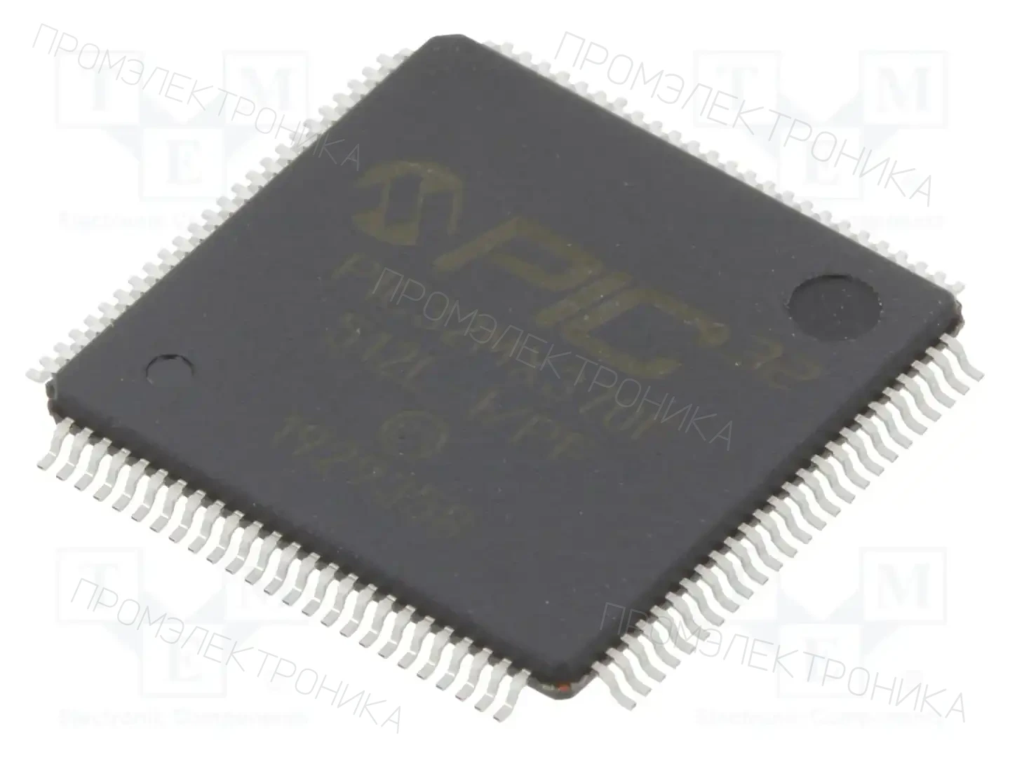 Microchip Technology PIC32MX370F512L-I/PF — Линейка PIC32 32-bit