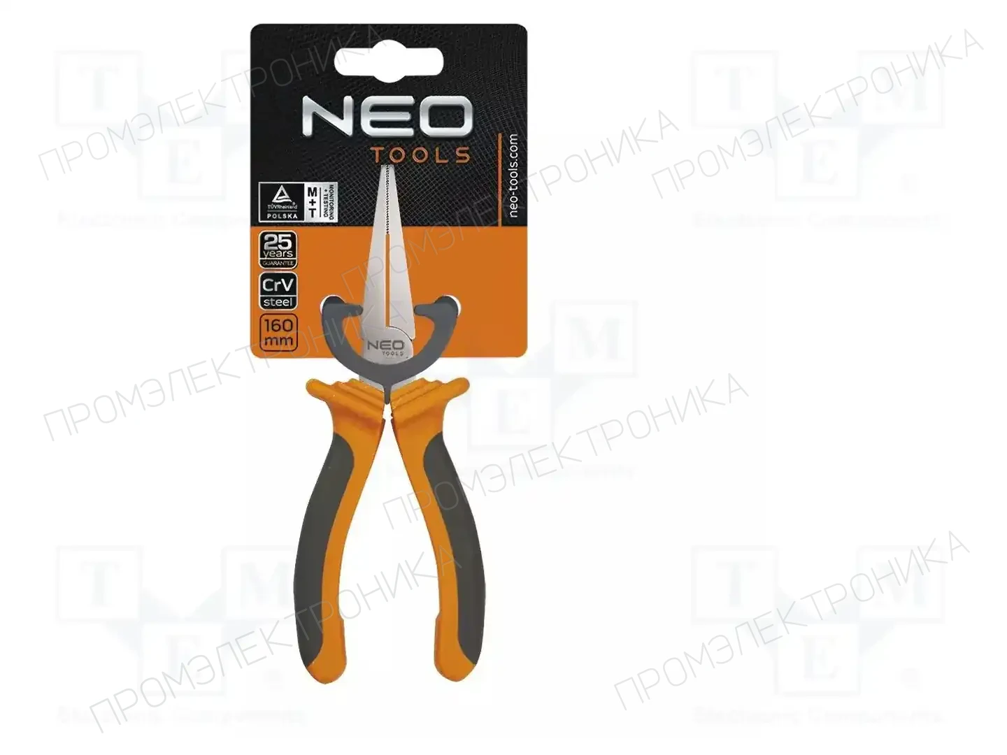 NEO TOOLS 01-019 — Клещи-кусачки плоские и полукруглые