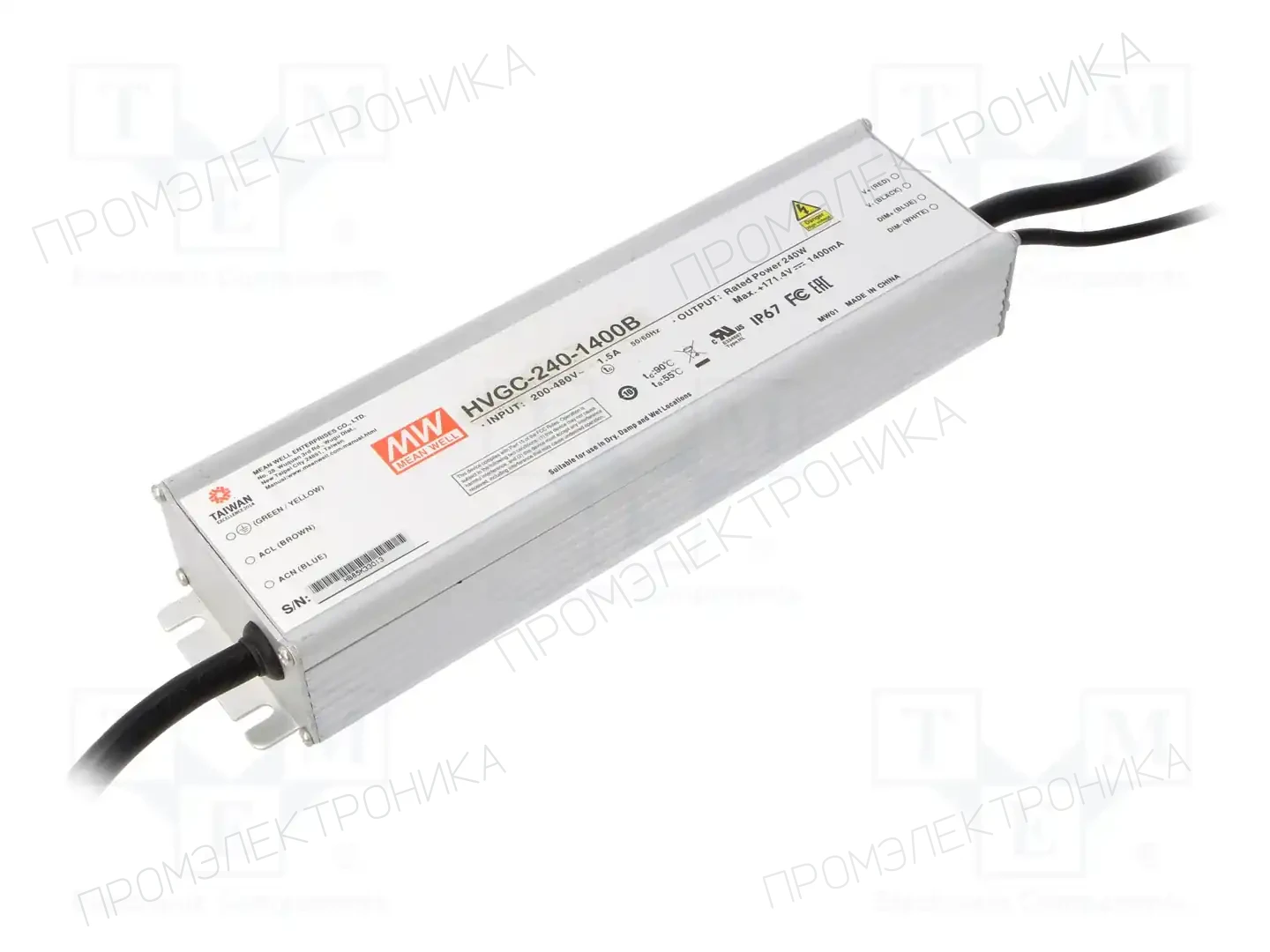 MEAN WELL HVGC-240-1400B — Блоки питания для LED