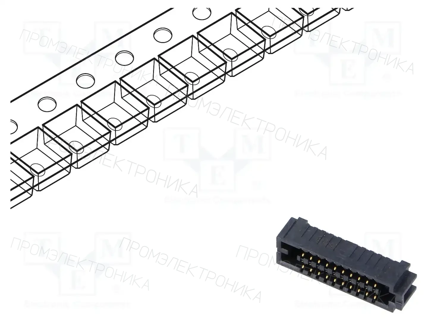 SAMTEC SEAF-10-05.0-L-04-2-A-K-TR — Разъeмы пластина - пластина