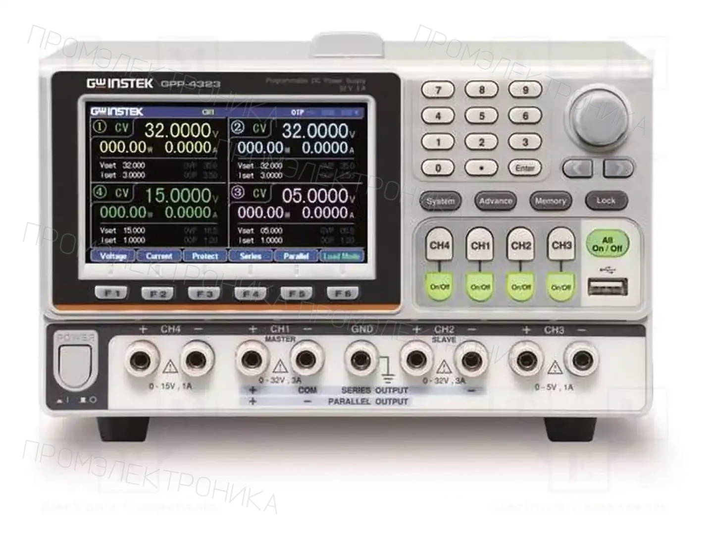 GW INSTEK GPP-4323L — Блоки питания многоканальные