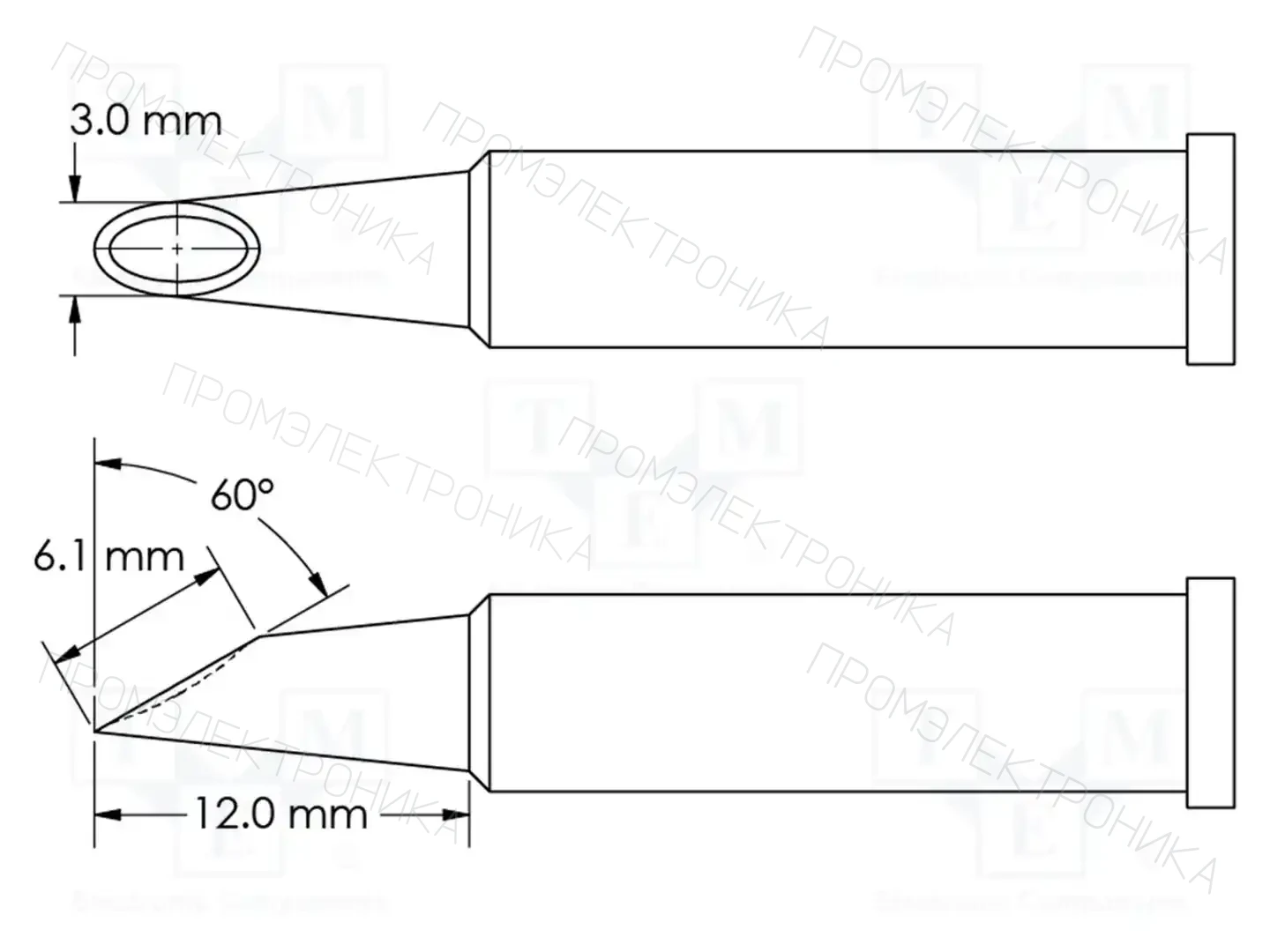 METCAL GT6-HF6030V — Жала паяльников