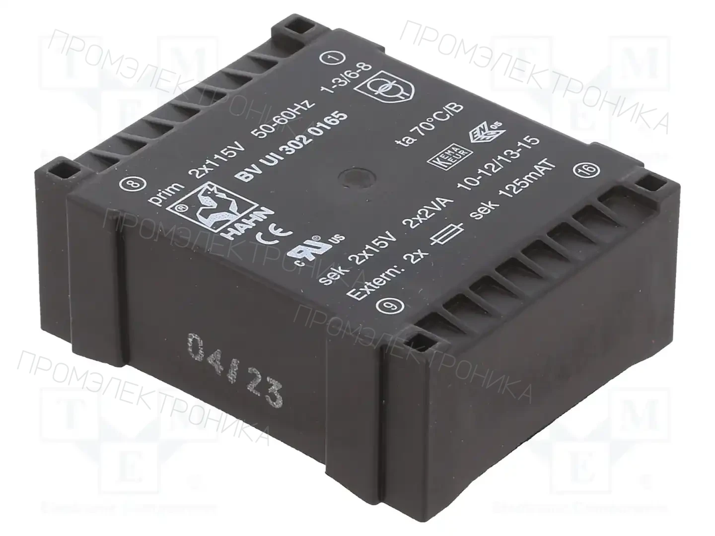 HAHN BV UI 302 0165 — Трансформаторы PCB