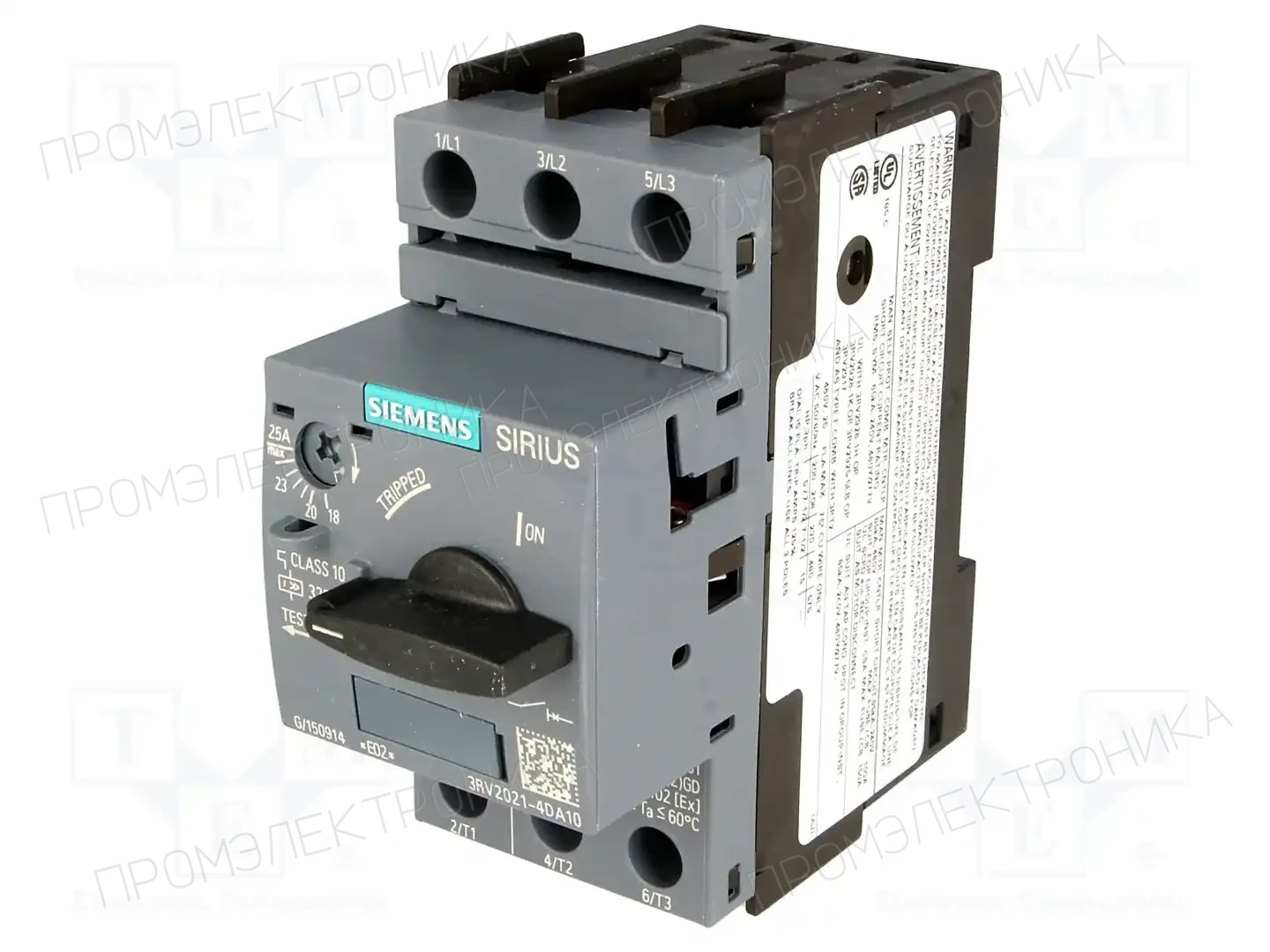 SIEMENS 3RV2021-4DA10 — Выключатели двигательные