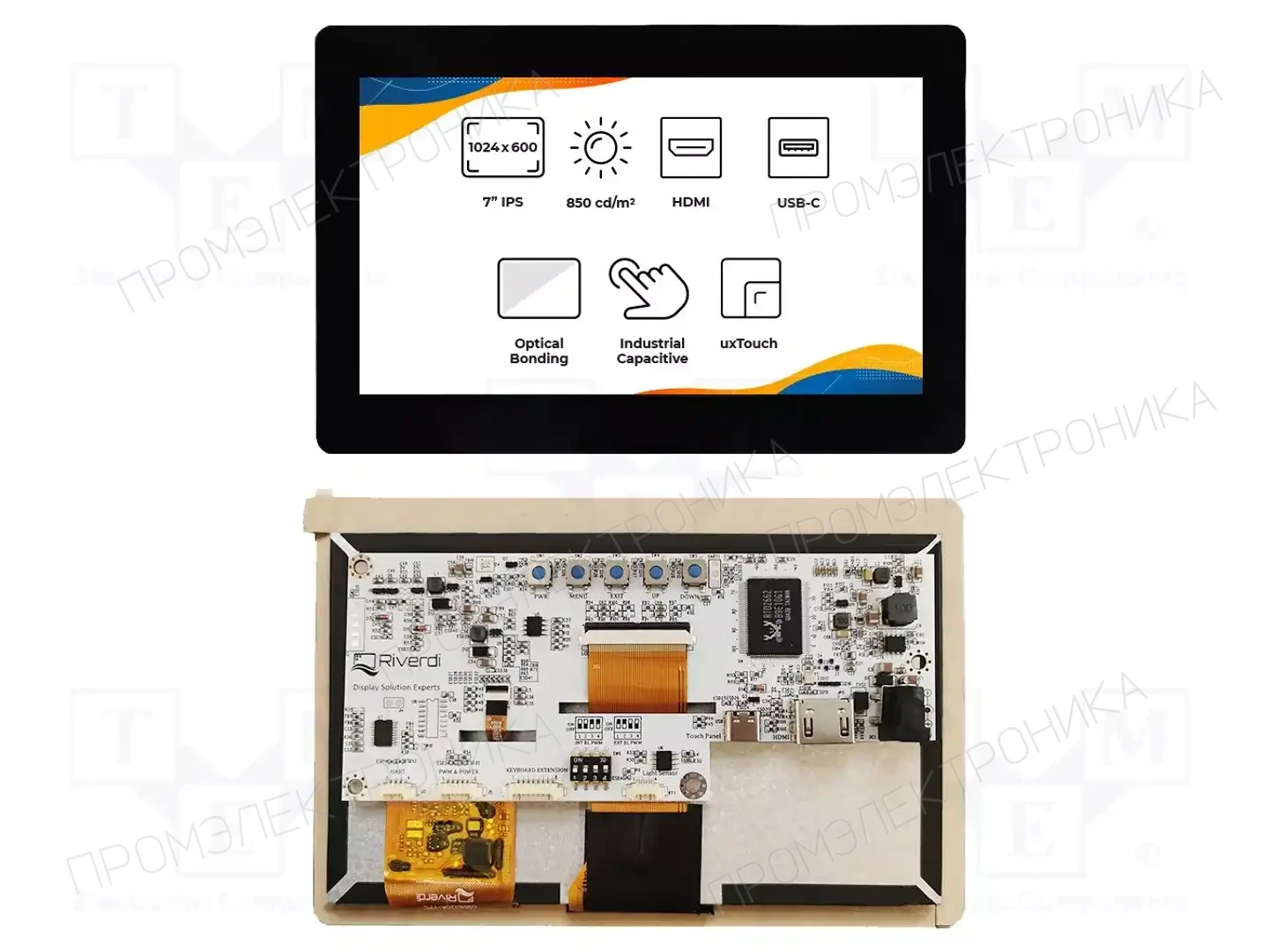 Riverdi SM-RVT70HSHNWC00-B — Интеллигентные дисплеи