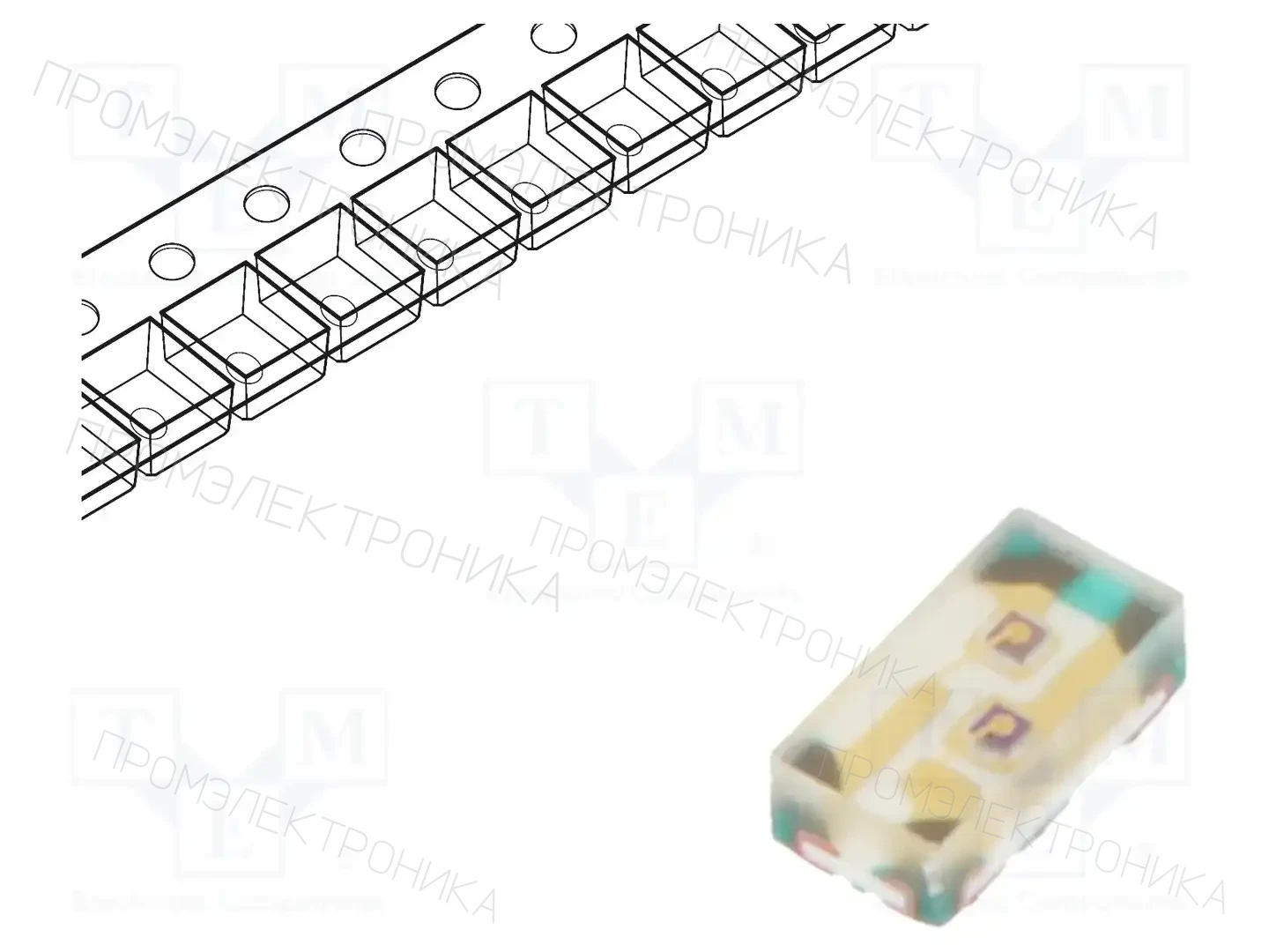 EVERLIGHT 18-225/R6G6C-A01/3T — Светодиоды SMD цветные