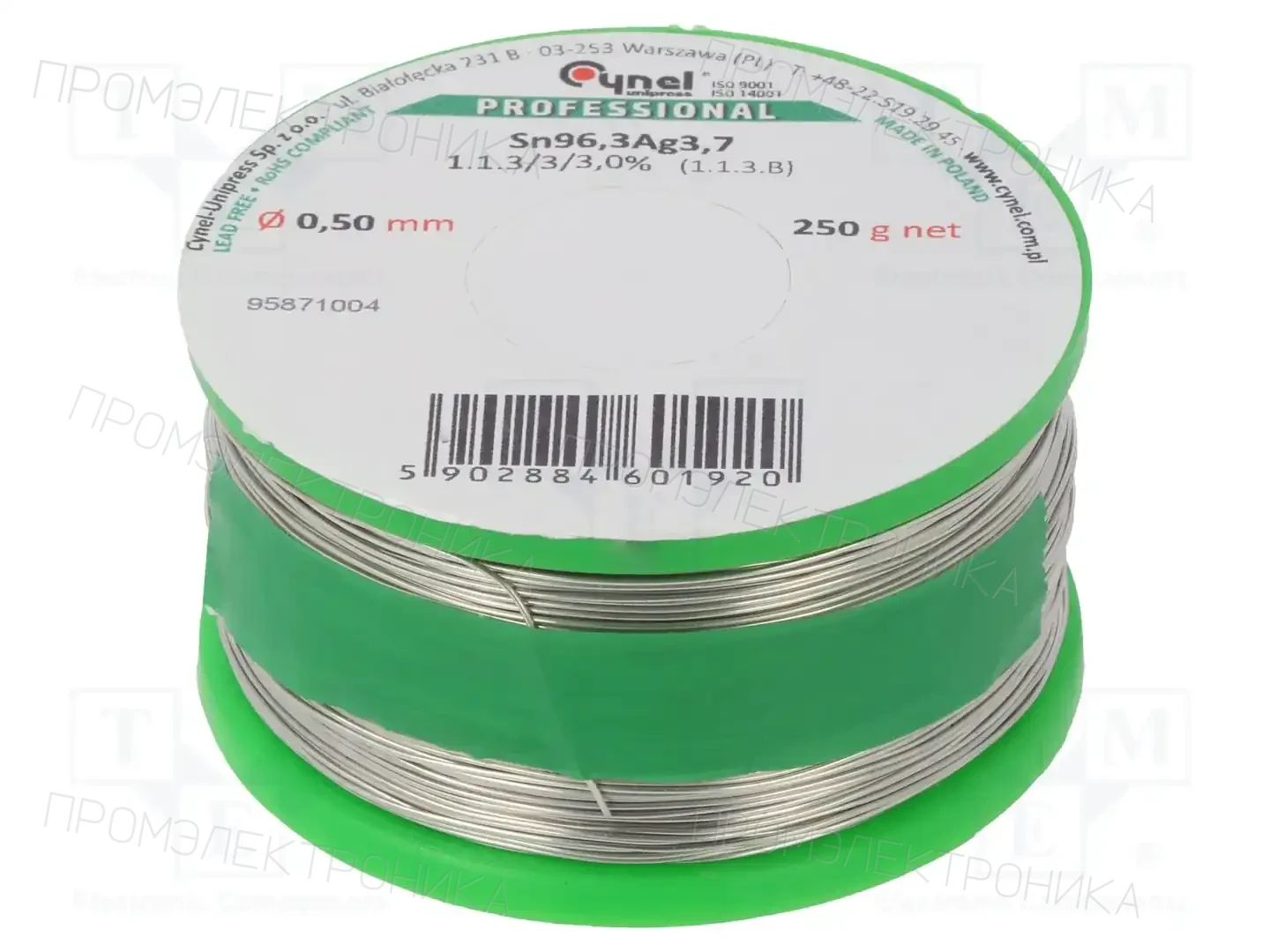 CYNEL SN96A-0.5/0.25 — Паяльные провода бессвинцовые