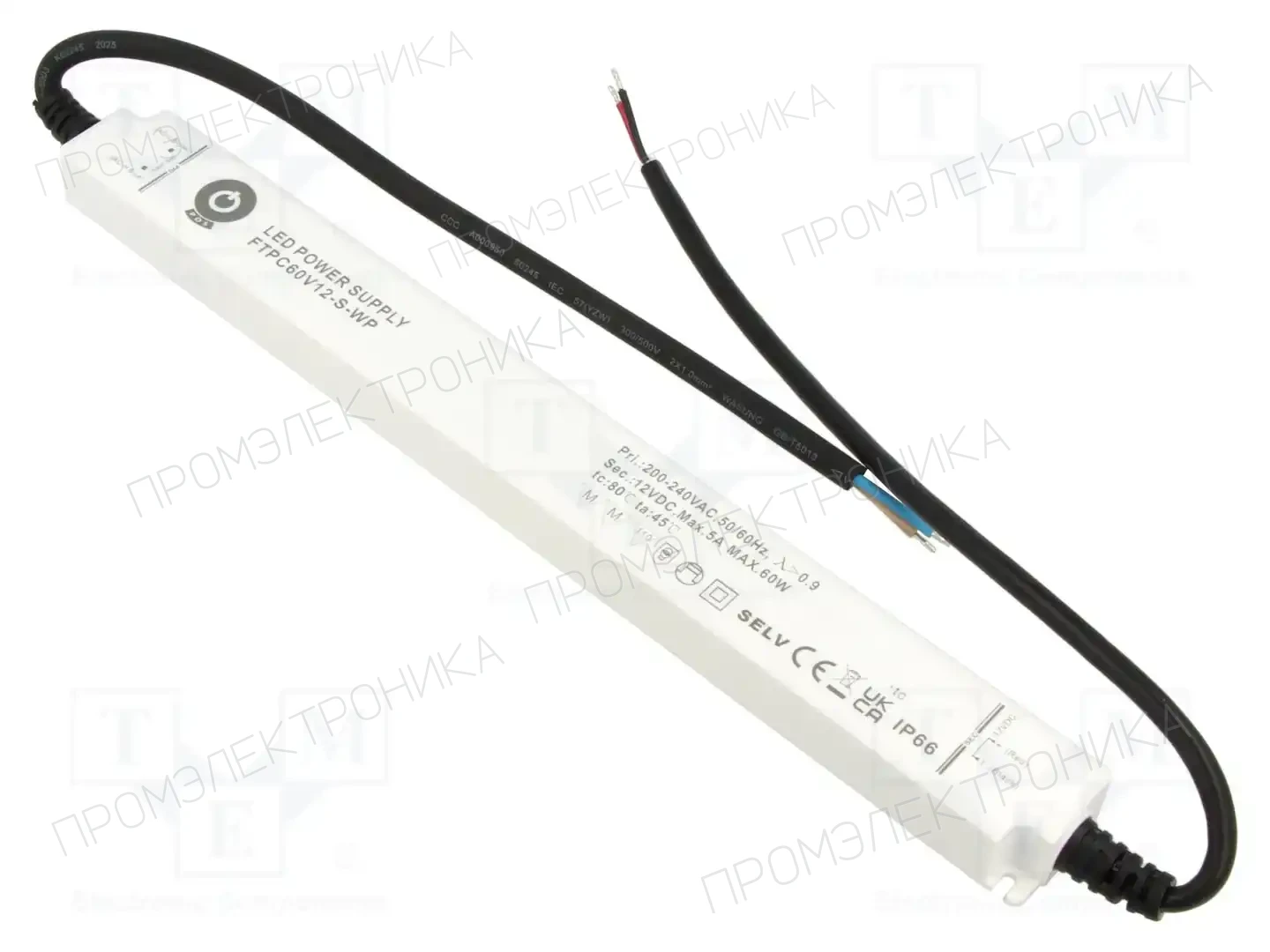 POS FTPC60V12-S-WP — Блоки питания для LED