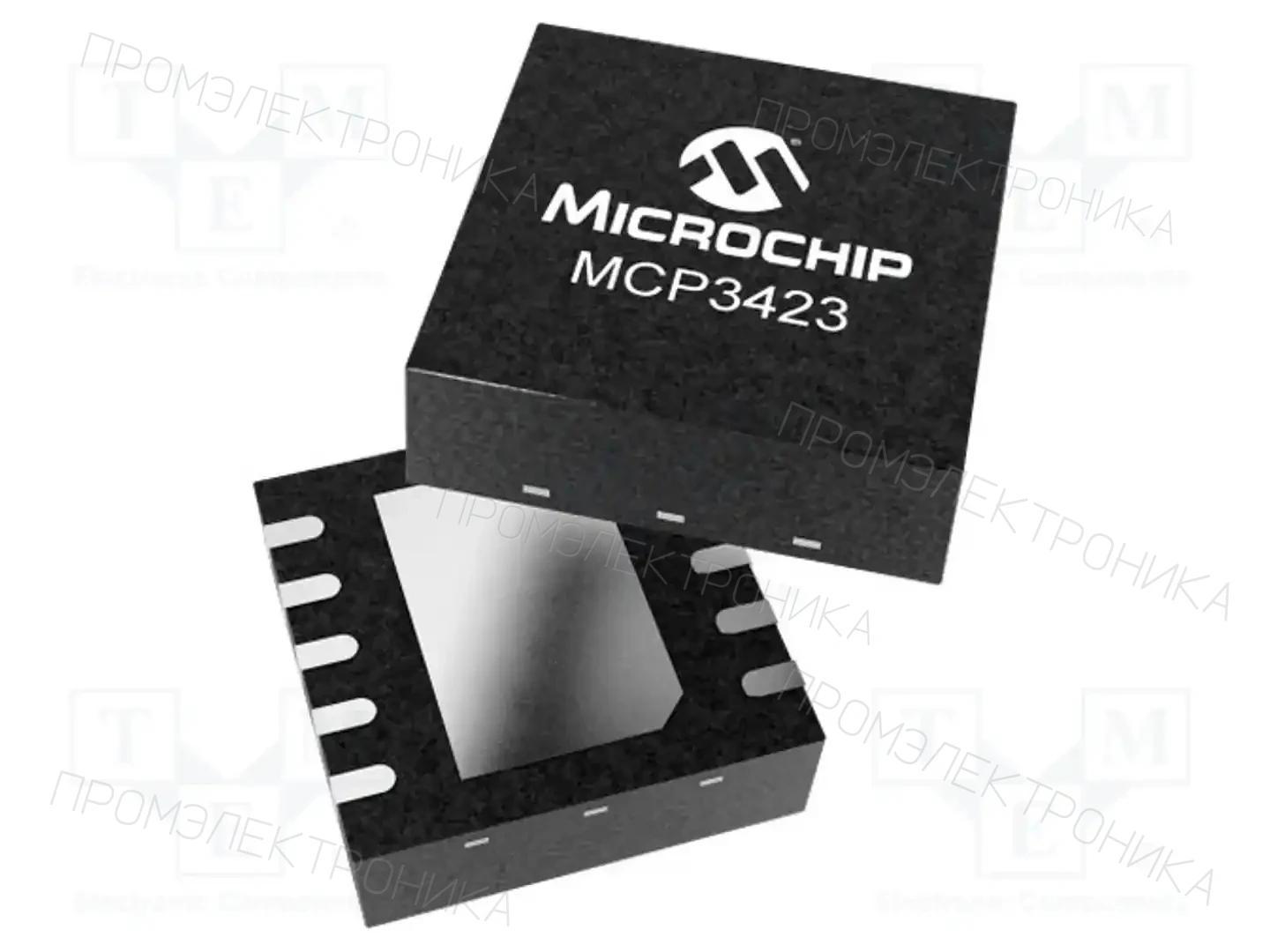 Microchip Technology MCP3423-E/MF — Преобразователи A/D - микросхемы
