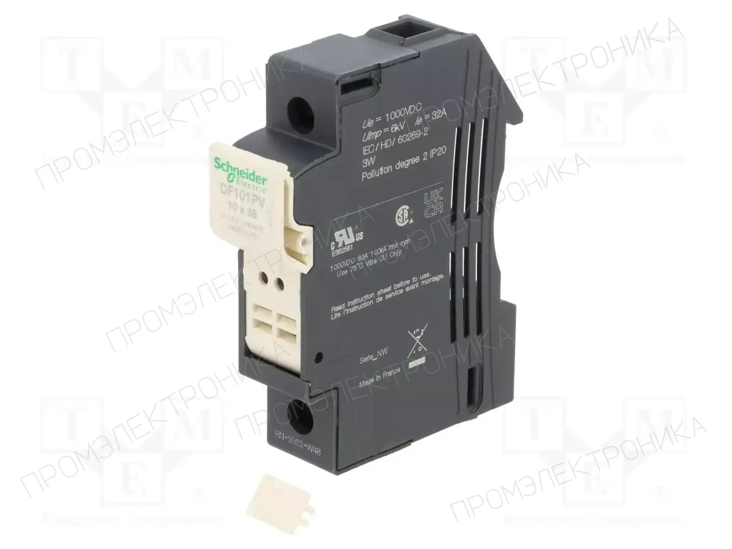 SCHNEIDER ELECTRIC DF101PV — Гнезда предохранительные на DIN-рейку