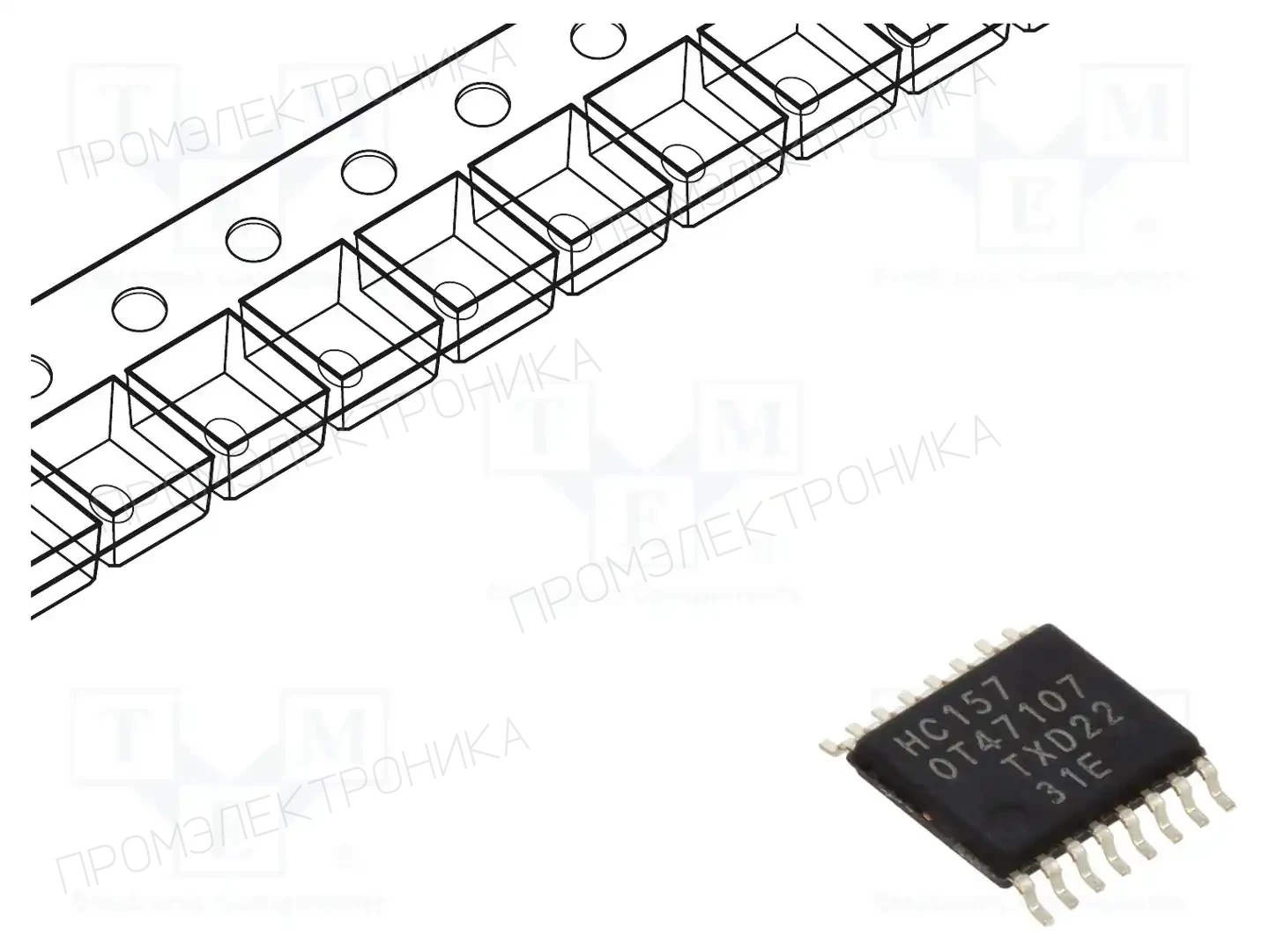 NEXPERIA 74HC157PW,118 — Декодеры, мультиплексоры, переключатели