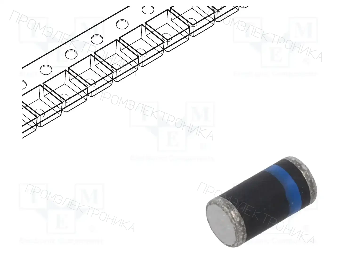 TAIWAN SEMICONDUCTOR LL5819 L0G — Диоды Шотки SMD