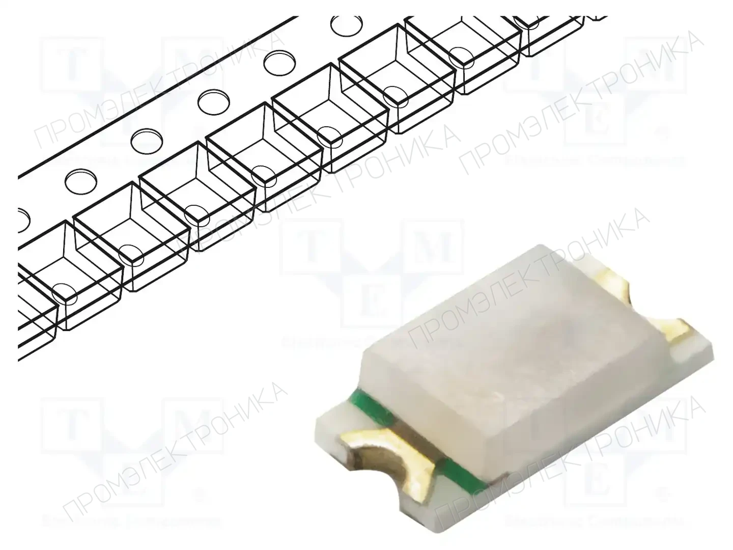 DIALIGHT 597-3605-607F — Светодиоды SMD цветные