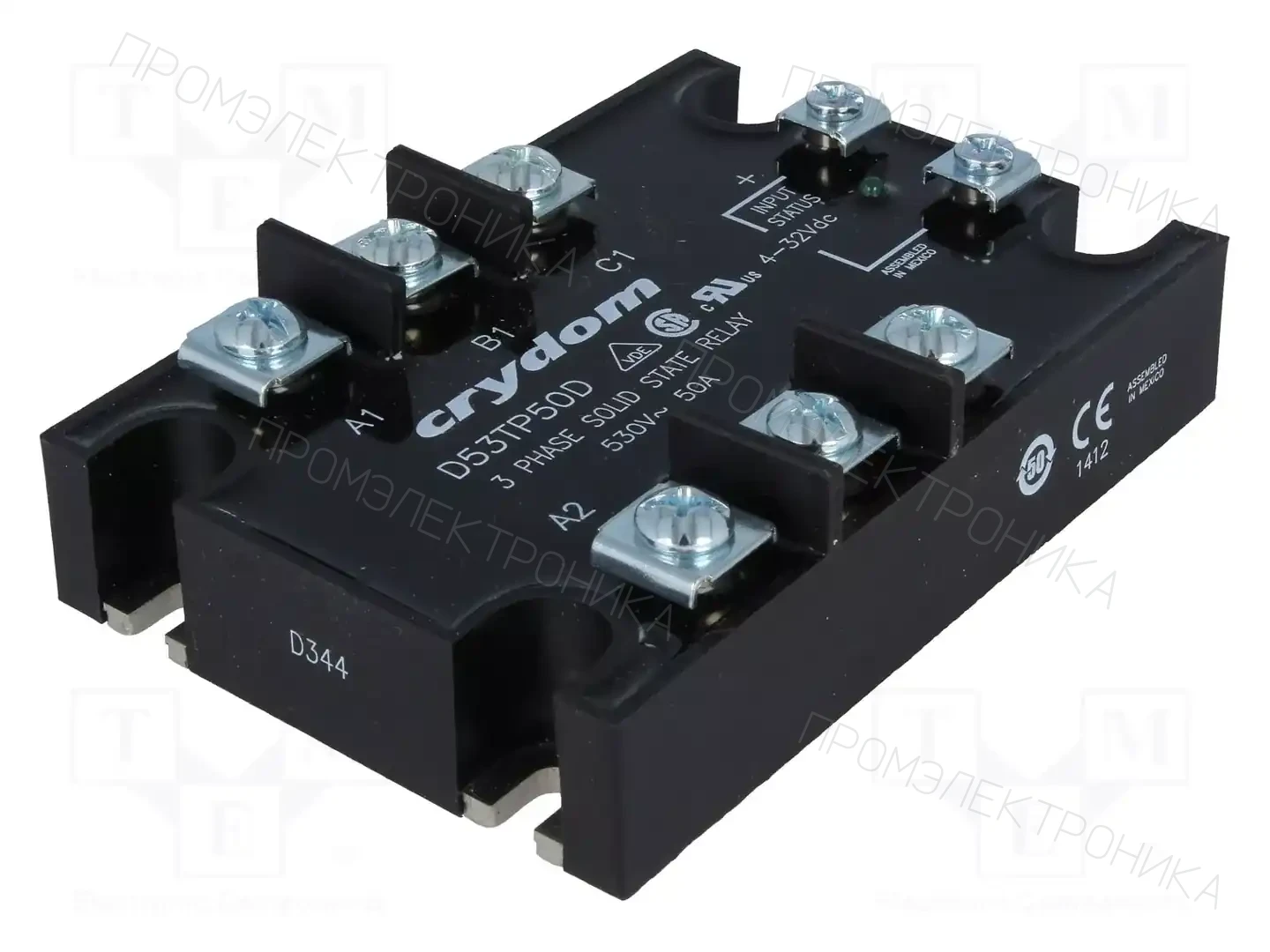 SENSATA / CRYDOM D53TP50D — Реле SSR трехфазные