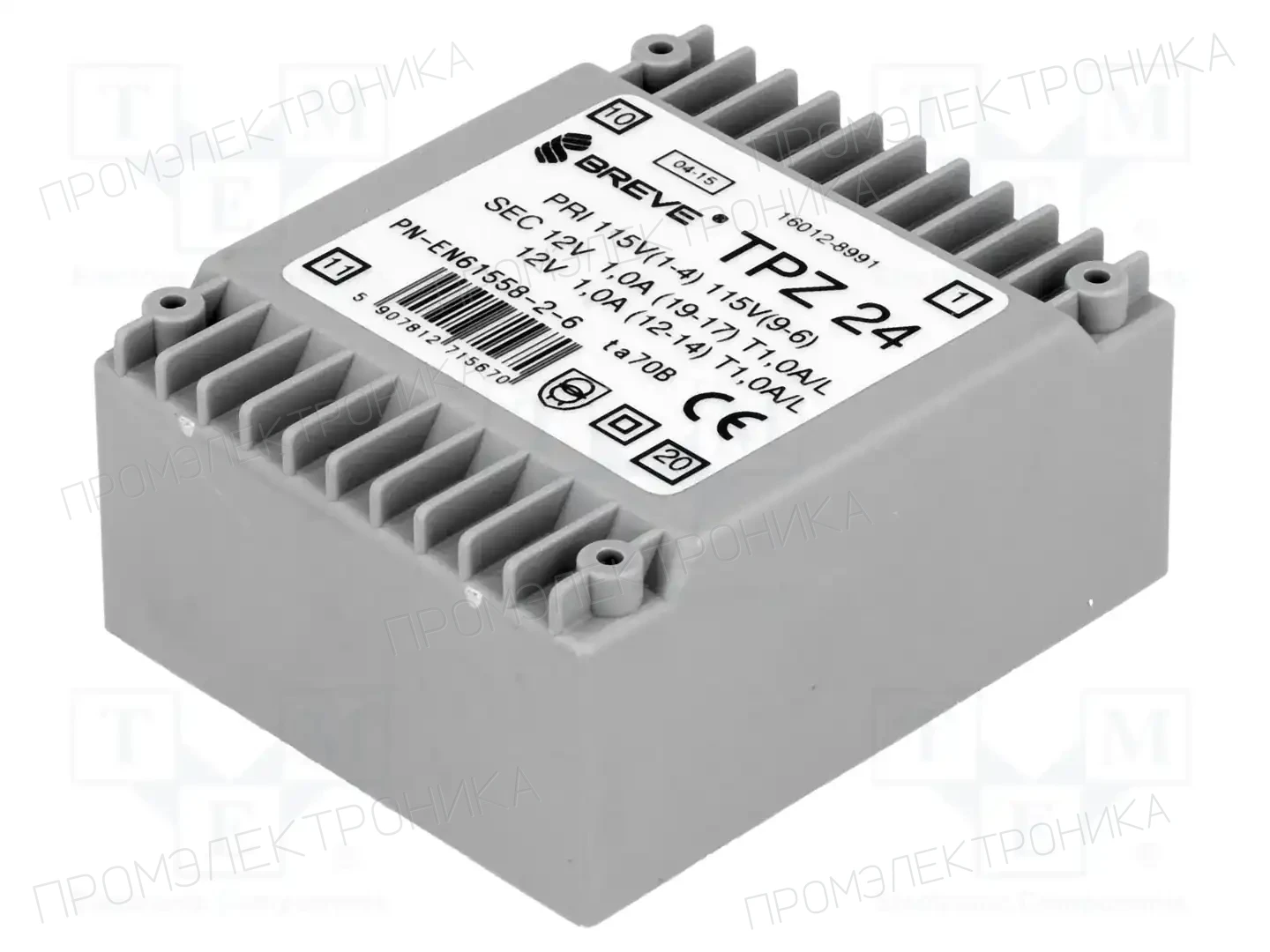 BREVE TUFVASSONS 16012-8991 — Трансформаторы PCB