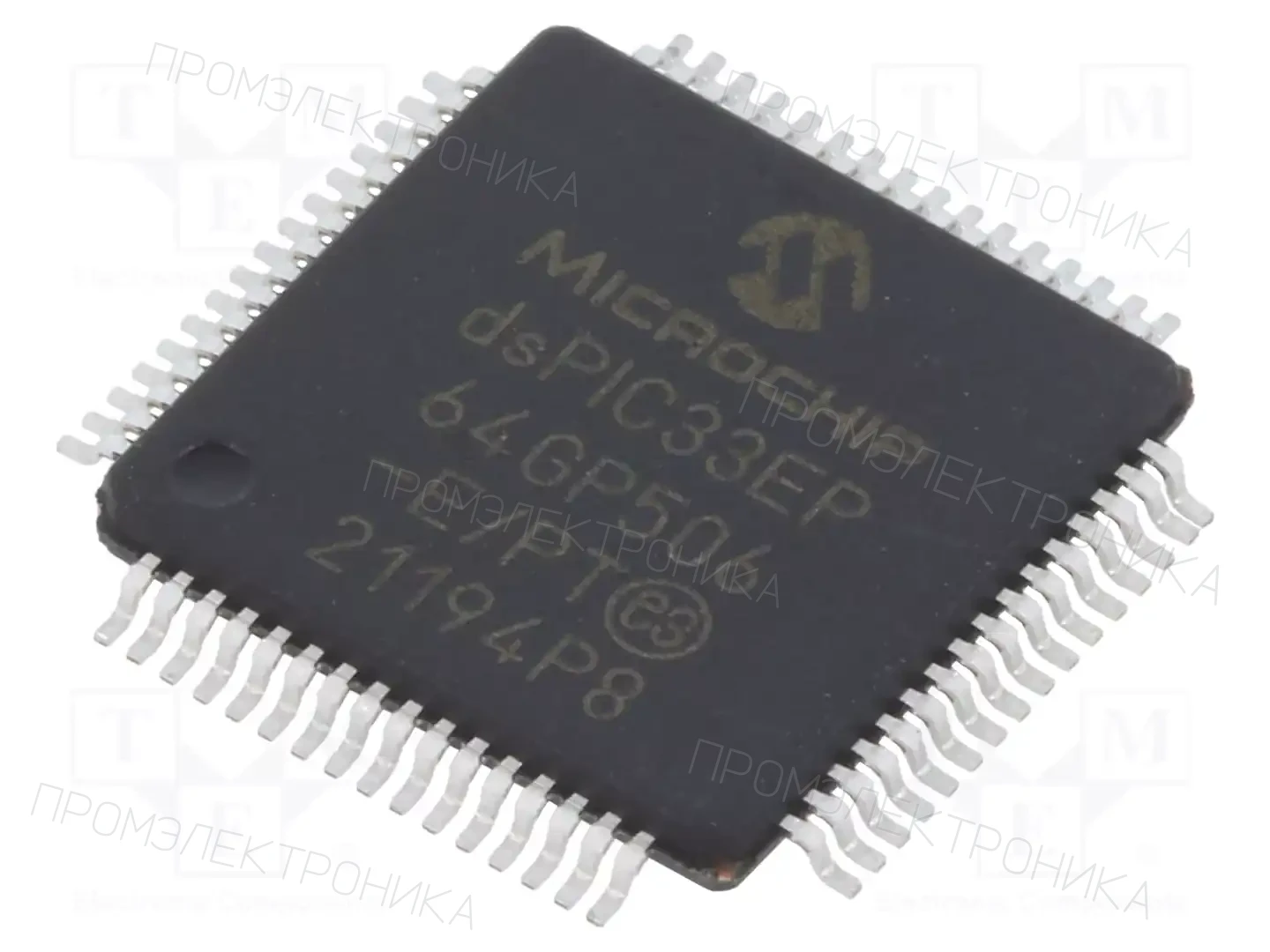 Microchip Technology DSPIC33EP64GP506-E/PT — Линейка dsPIC 16-bit