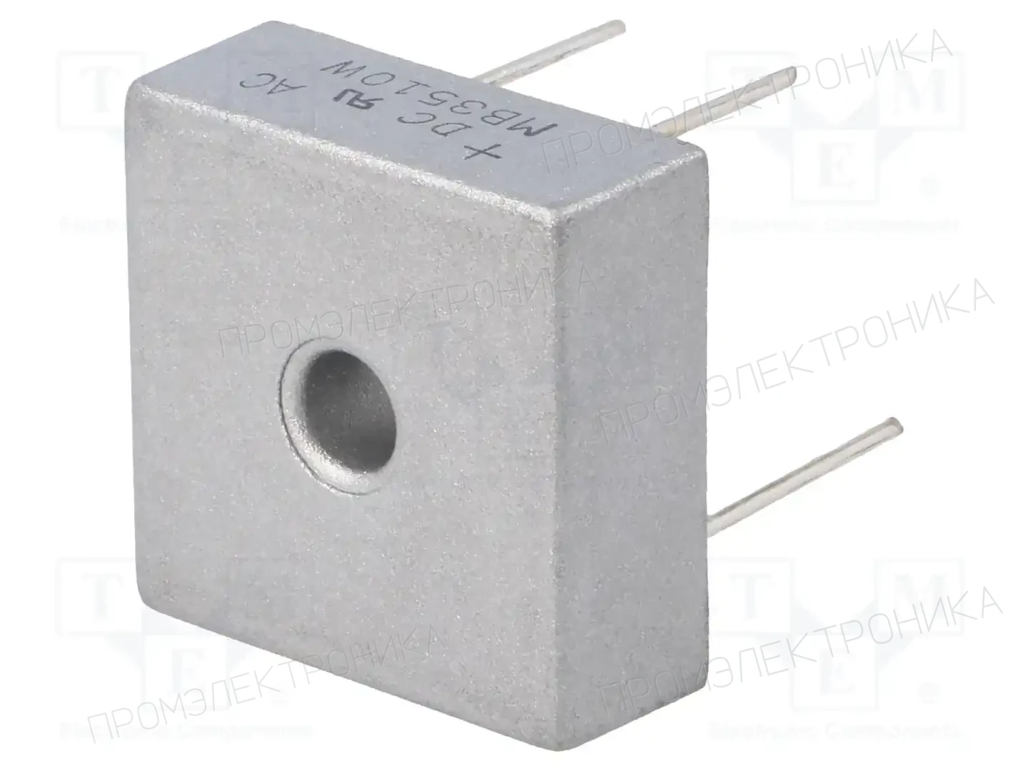 DC COMPONENTS MB3510W — Однофазные мосты диодные квадратные