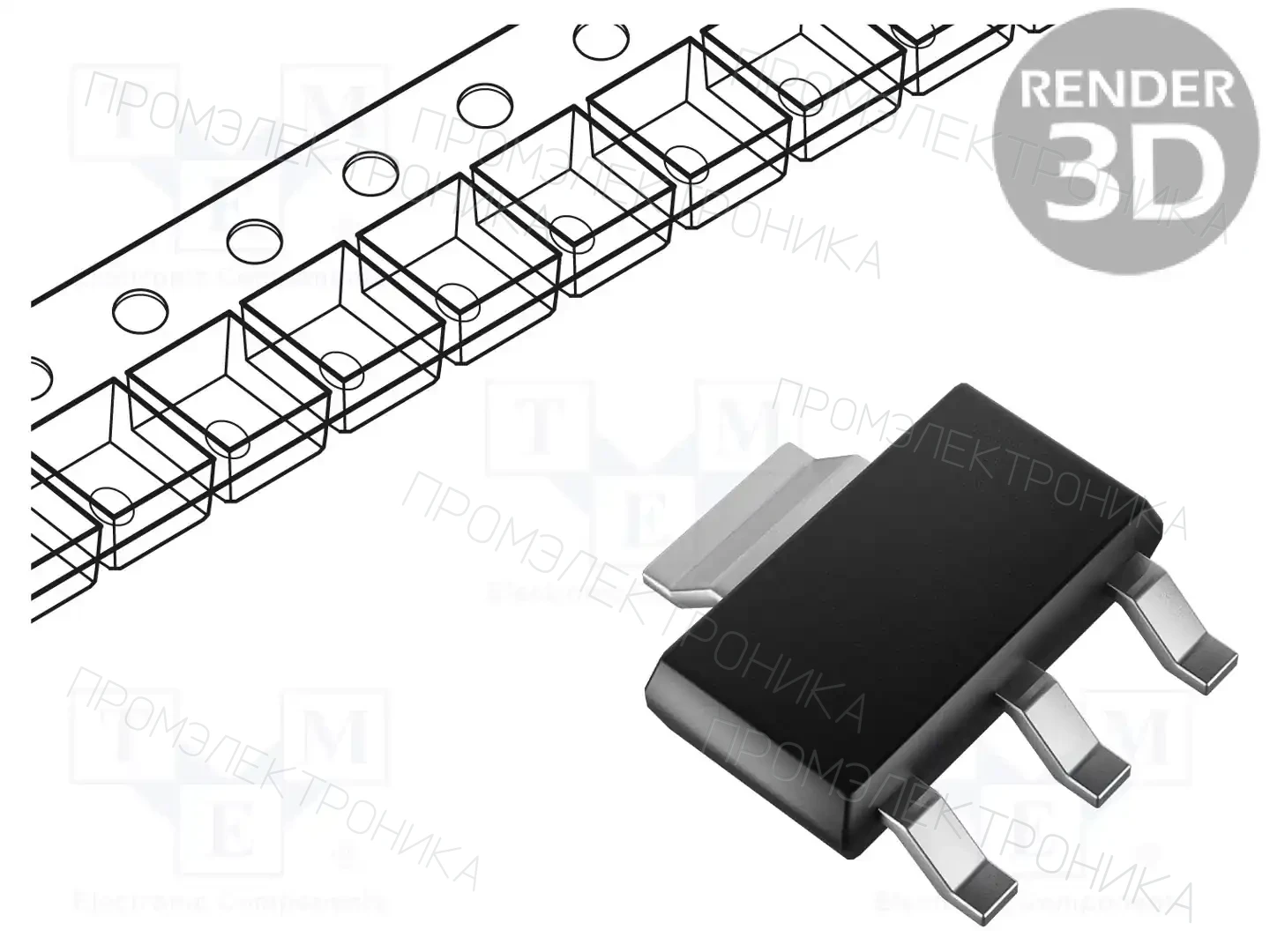 DIODES INCORPORATED ZXMP10A17GQTA — Транзисторы с каналом P SMD