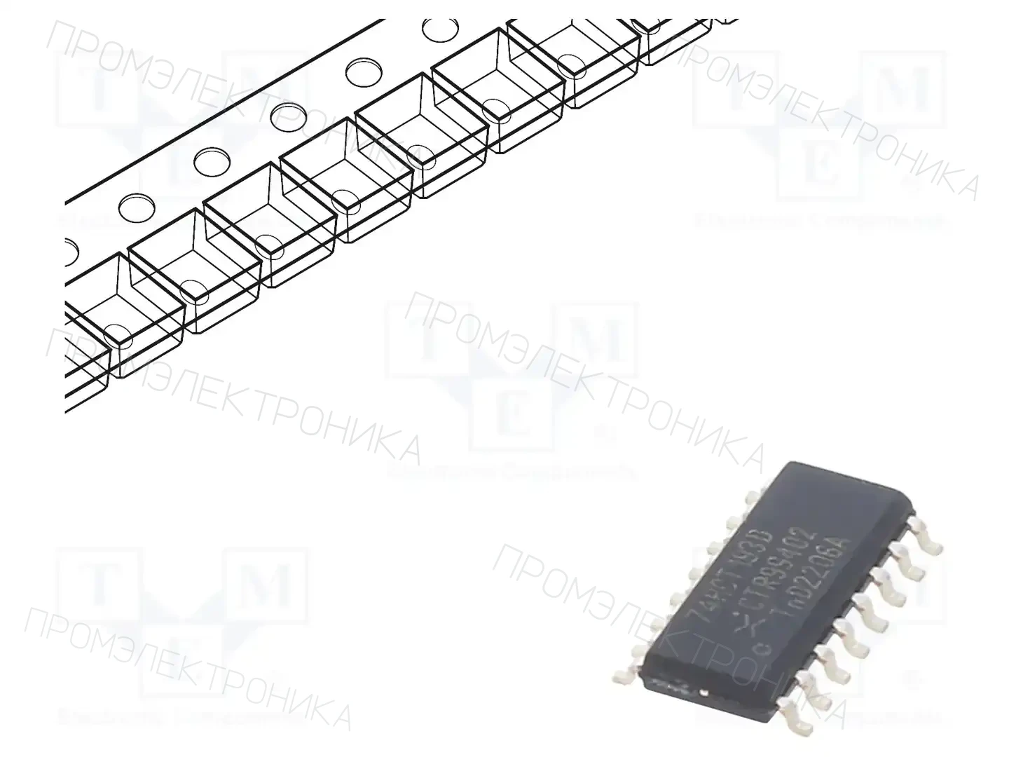 NEXPERIA 74HCT193D,653 — Счетчики/делители