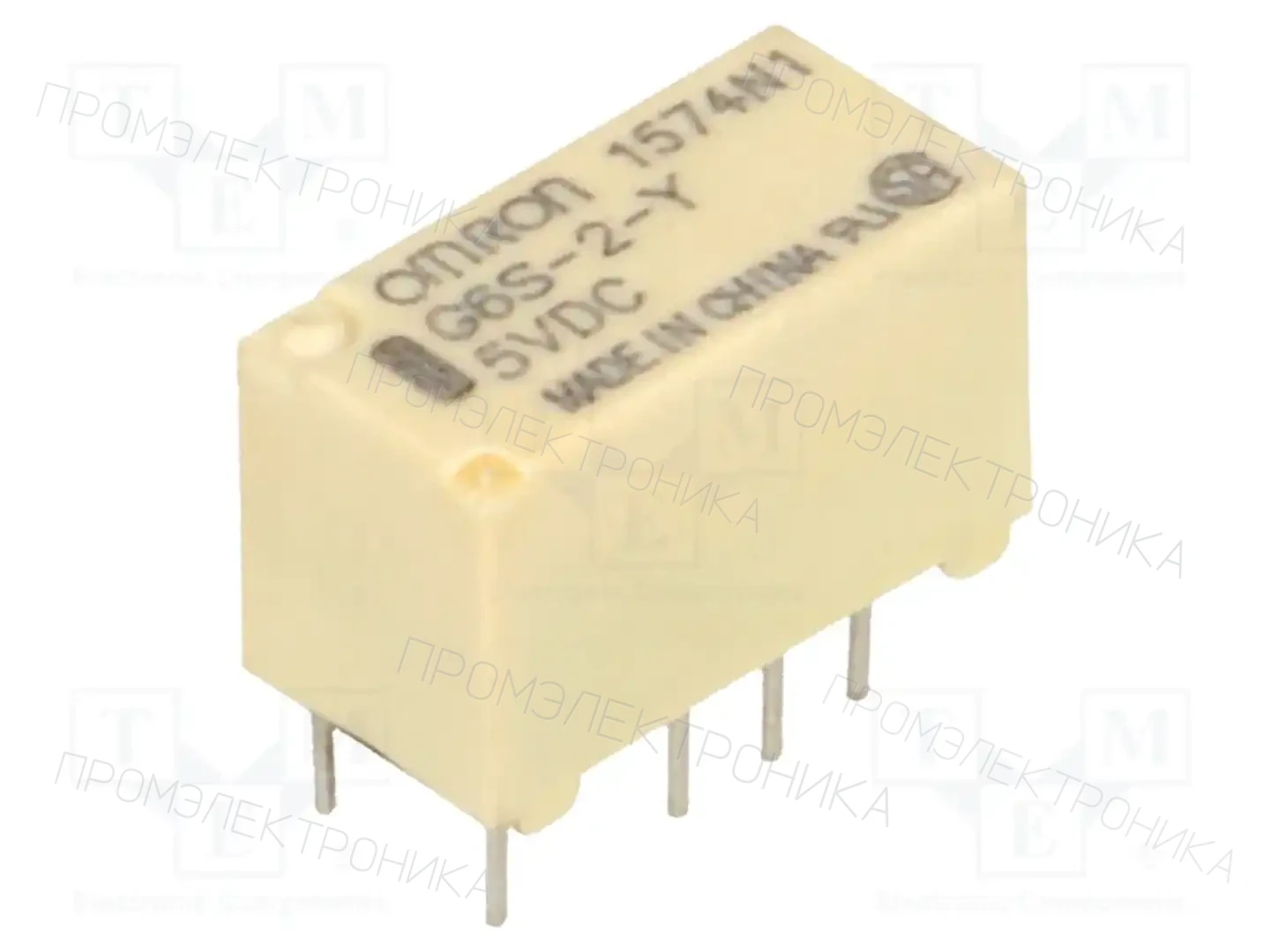 OMRON Electronic Components G6S-2-Y 5VDC — Реле электромагн. миниатюрные