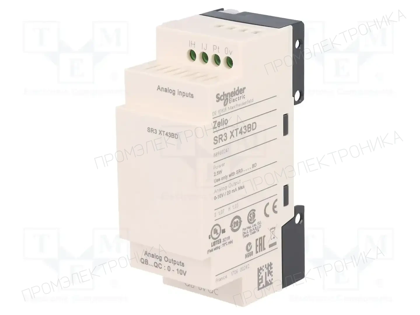SCHNEIDER ELECTRIC SR3XT43BD — Реле прогр. - аксессуары