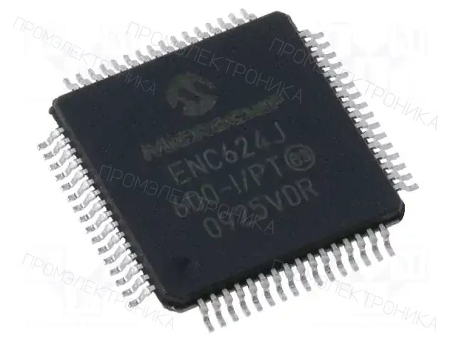 Microchip Technology ENC624J600-I/PT — Микросхемы - интерфейс Ethernet