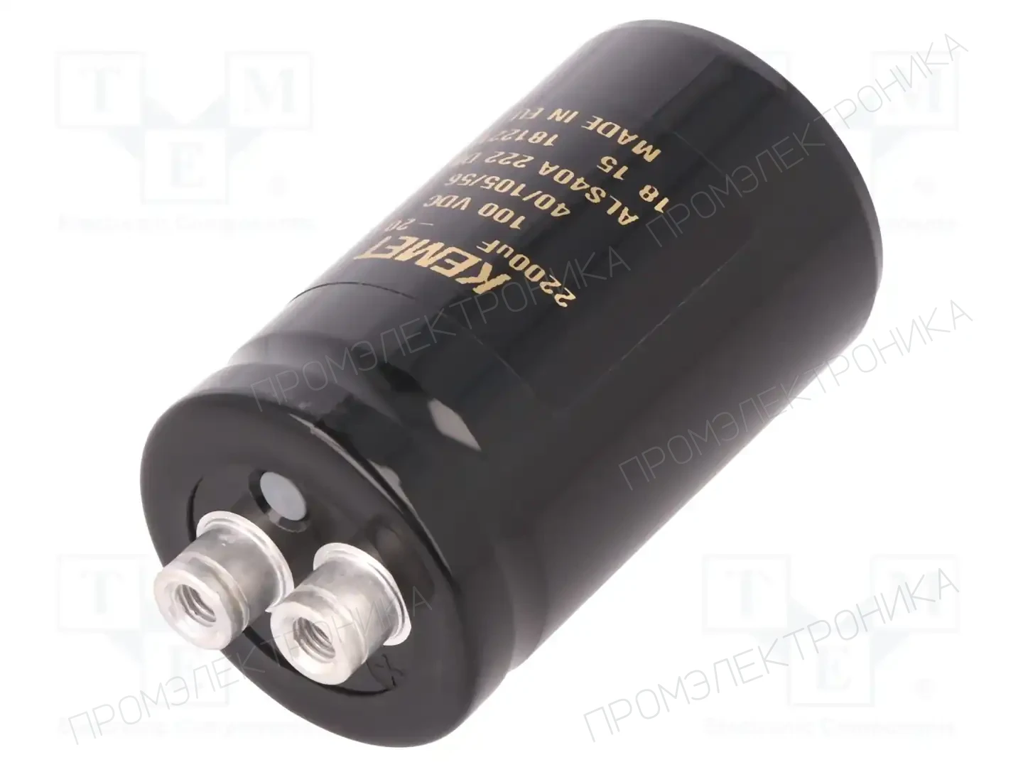 KEMET ALS40A222DB100 — Конденсаторы электр. винтовые и другие
