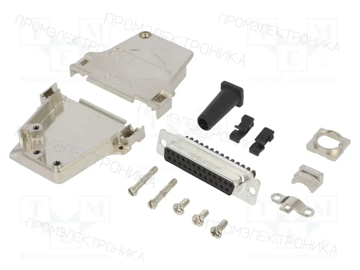 AMPHENOL COMMUNICATIONS SOLUTIONS L17D45ZF25-RG+L77DB25SST — Комплектные штекеры D-Sub