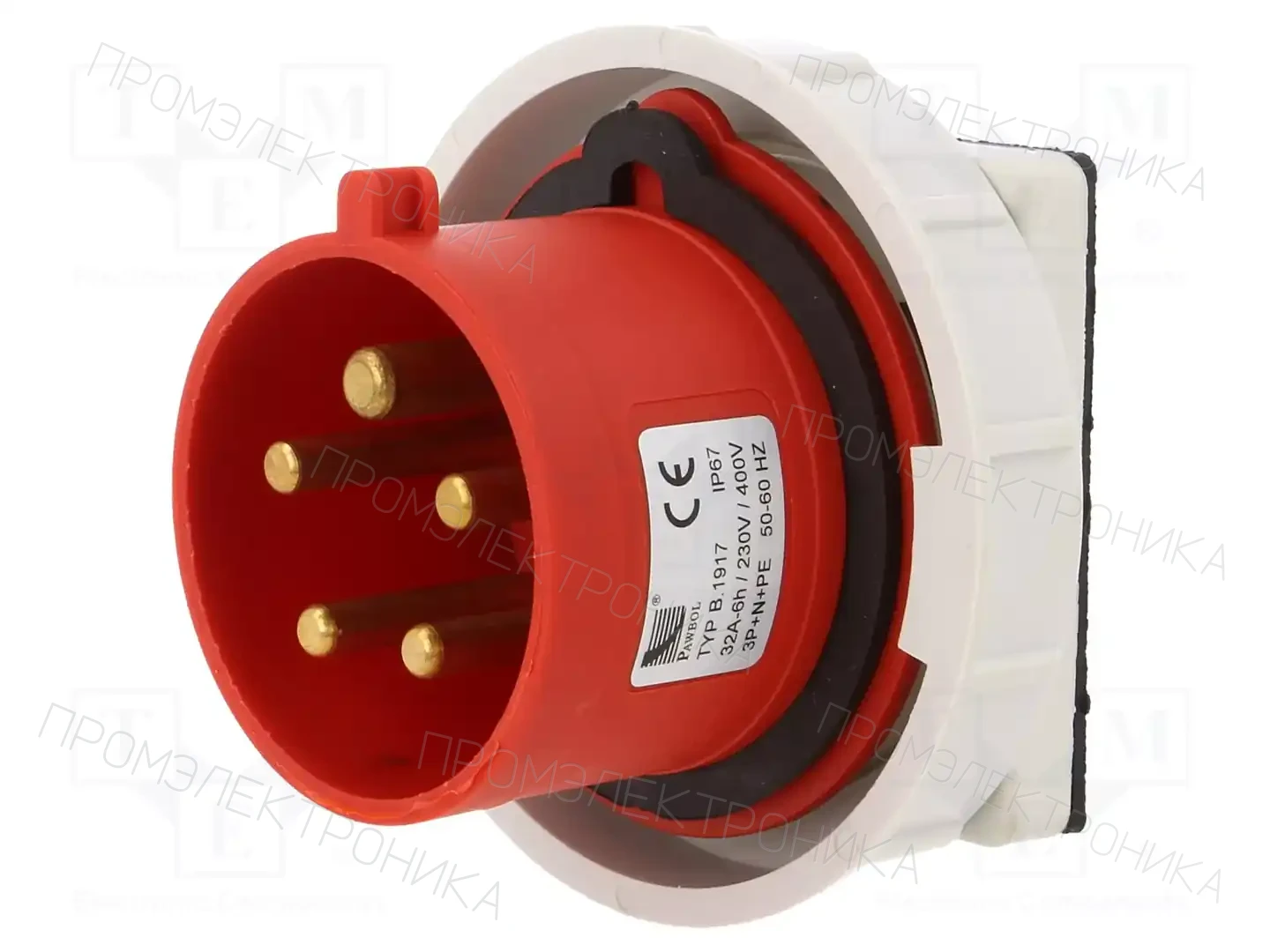 PAWBOL B.1917 — Многофазные разъемы IEC 60309