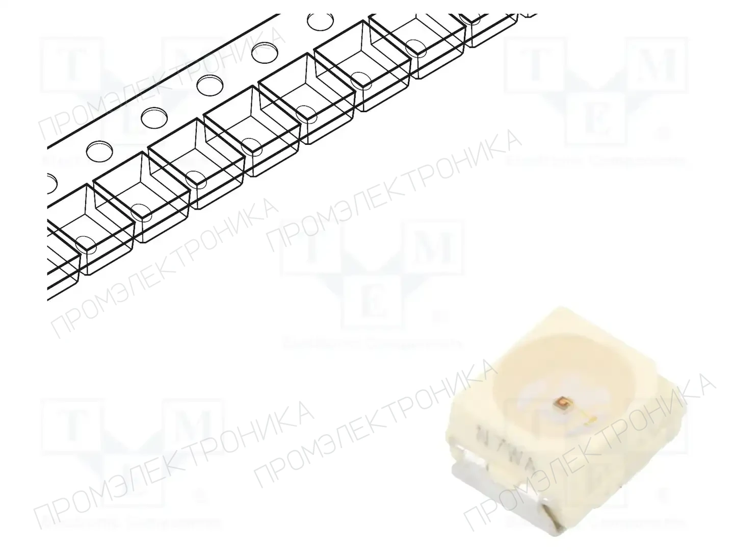 VISHAY VLMS335T1U2-GS08 — Светодиоды мощности цветные - Emitter