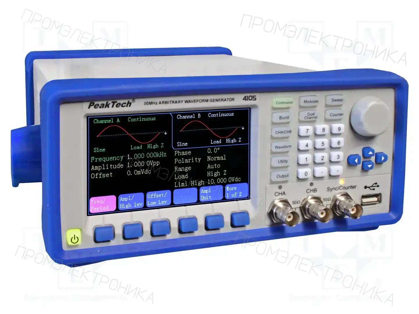 PEAKTECH P 4105 — Генераторы и измерители частоты