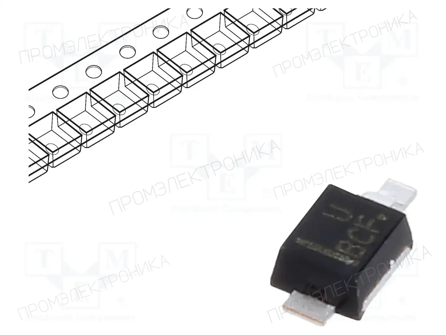 onsemi MBRM120LT1G — Диоды Шотки SMD