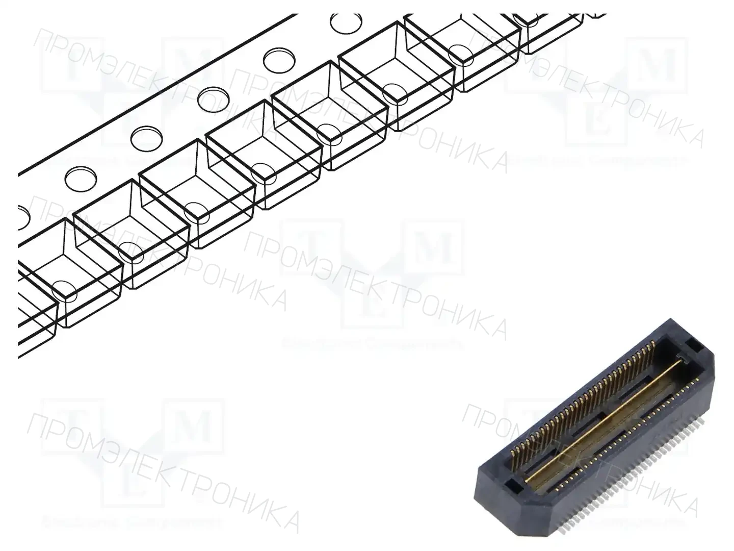 SAMTEC QTH-030-01-L-D-A-K-TR — Разъeмы пластина - пластина