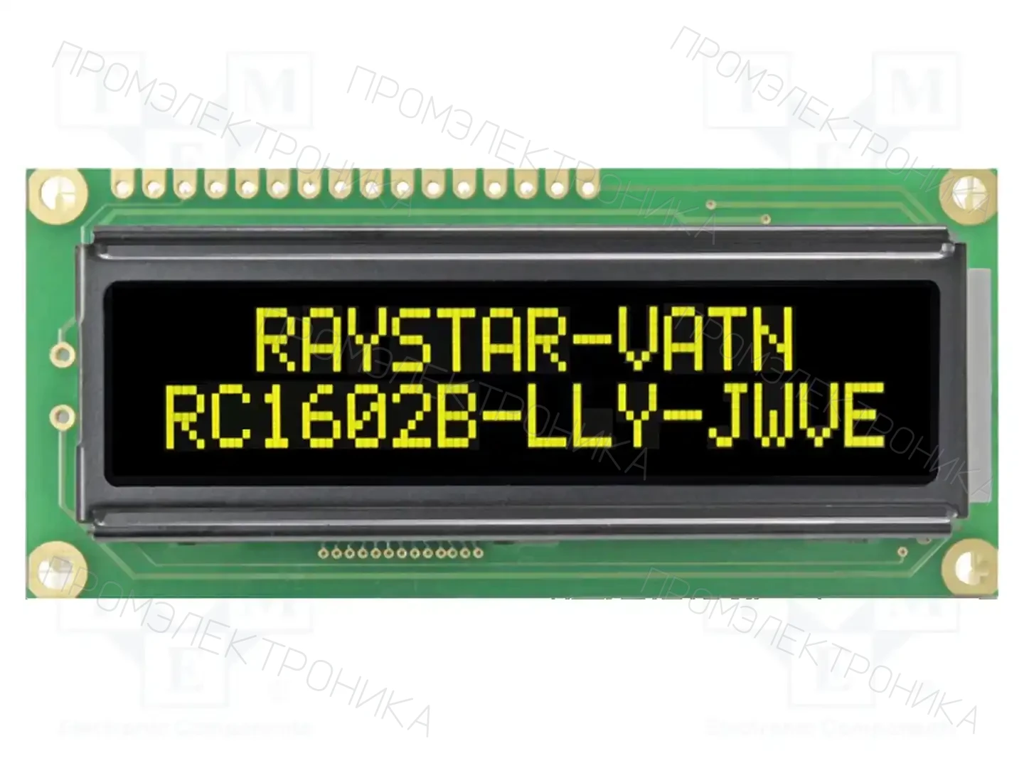 RAYSTAR OPTRONICS RC1602B-LLY-JWVE — Дисплеи LCD буквенно-цифровые