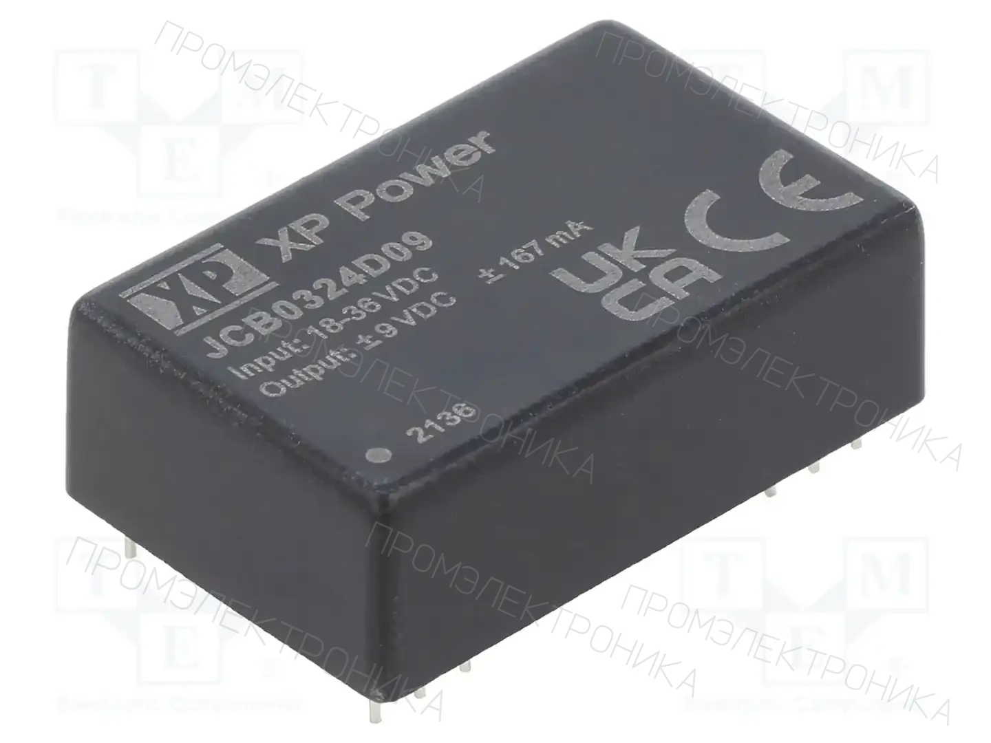 XP POWER JCB0324D09 — Преобразователи DC/DC