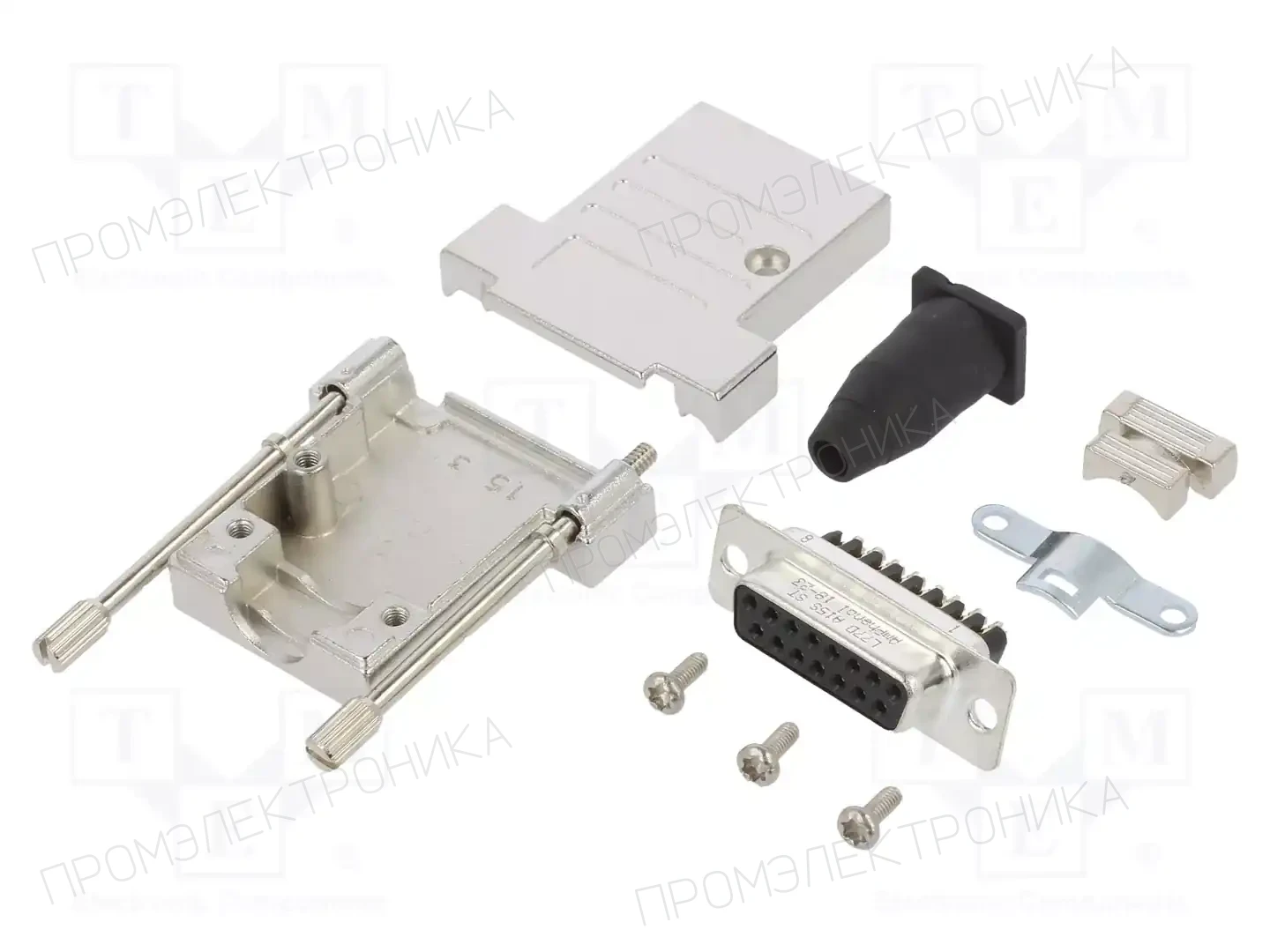 AMPHENOL COMMUNICATIONS SOLUTIONS L17DTSL15-RG-LJS-T+L77DA15SST — Комплектные штекеры D-Sub
