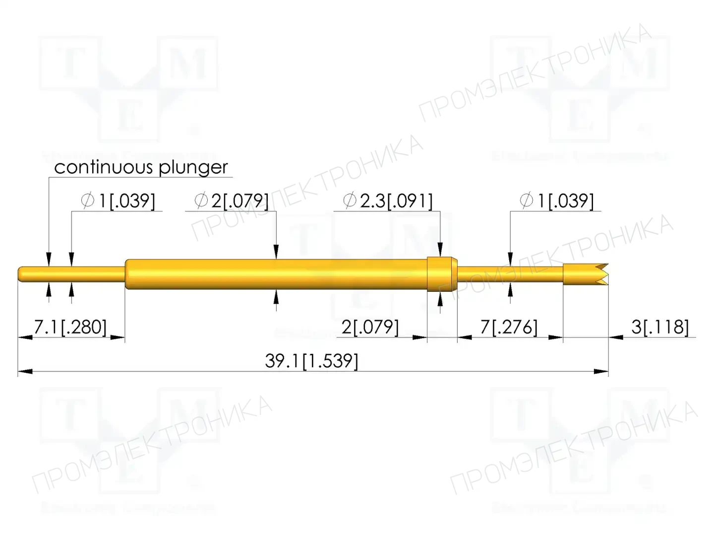 INGUN GKS-502 304 140 A 0802 — Измерительные щупы