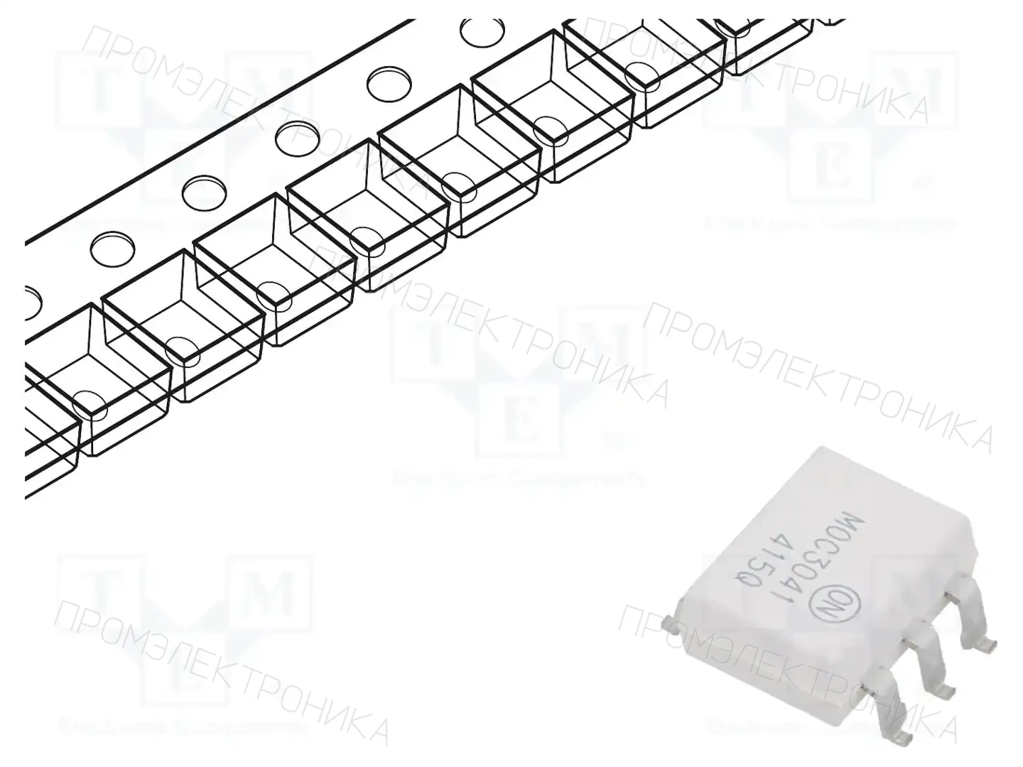 onsemi MOC3041SR2M — Оптотриаки