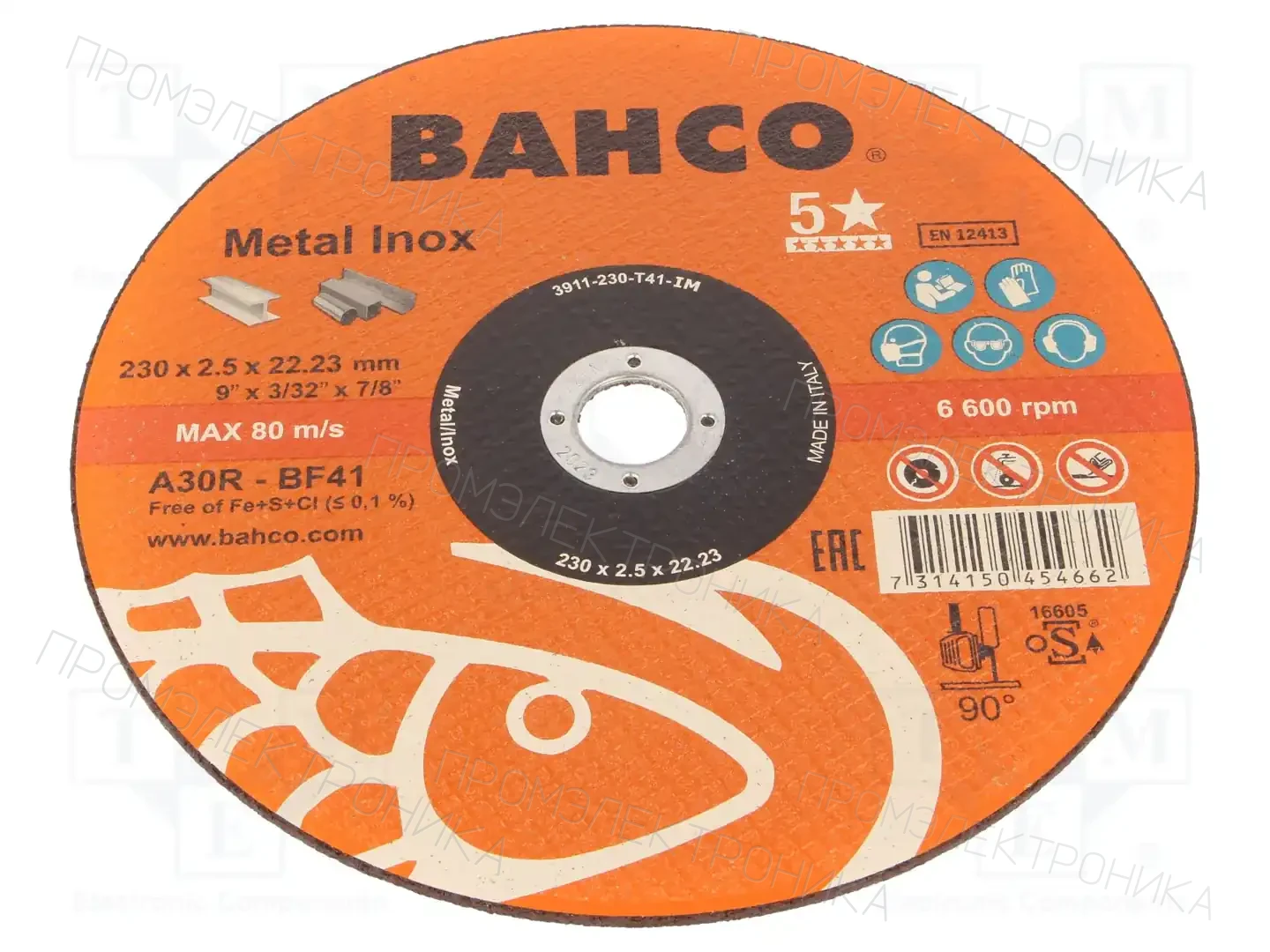 BAHCO 3911-230-T41-IM — Диски для резки и шлифовки